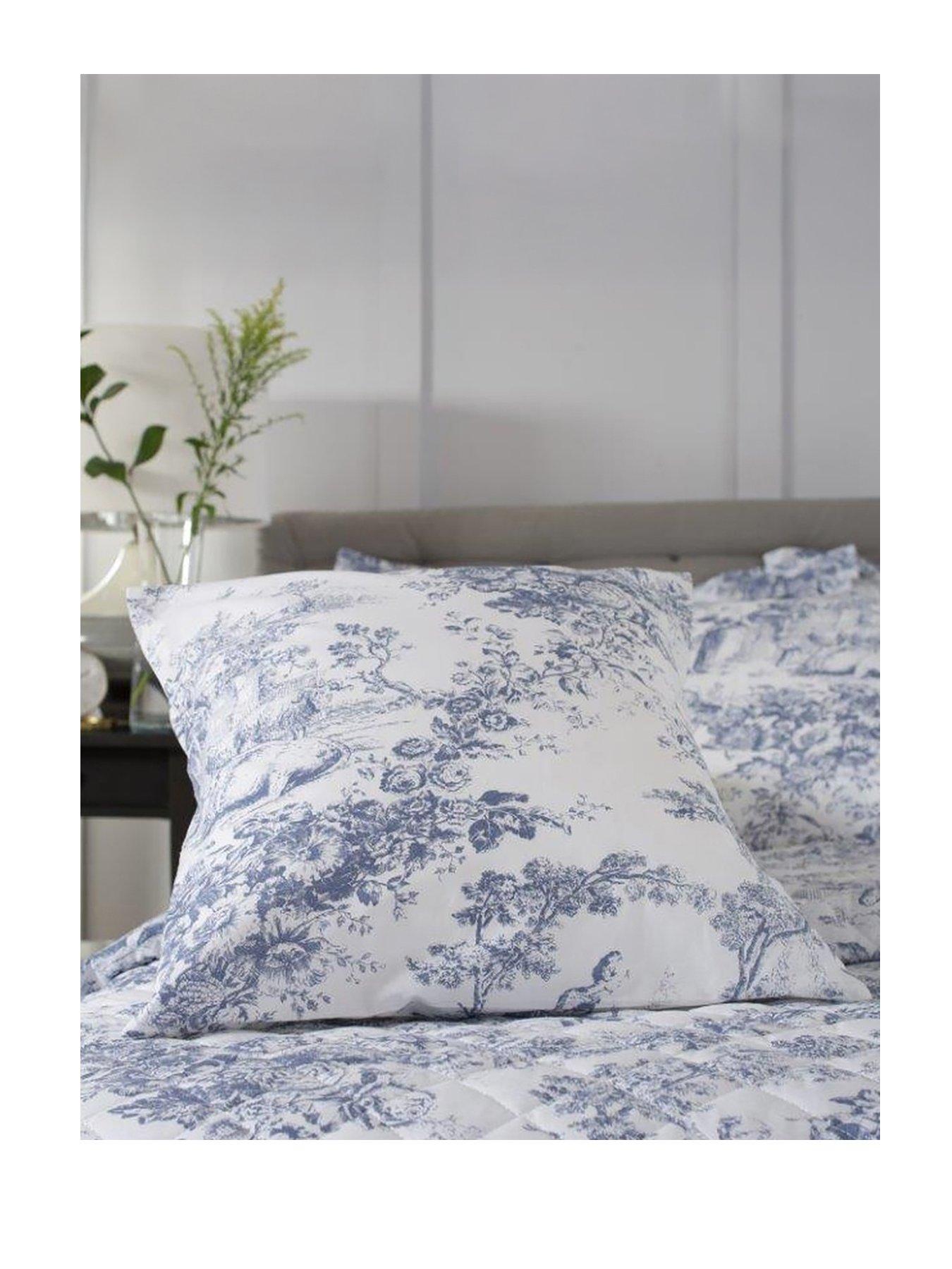 The Lyndon Co Tlc 2021 Toile De Jouy Cushion Blue