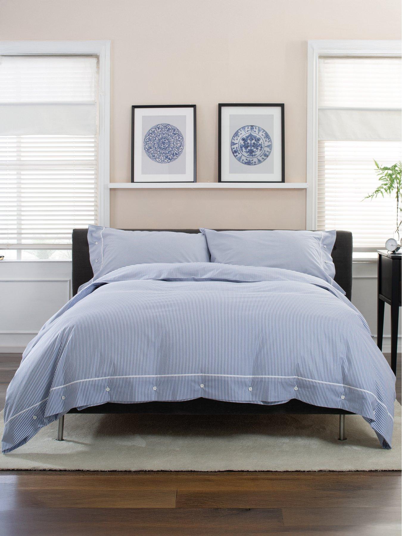 The Lyndon Co Southport Duvet Set Blue/White