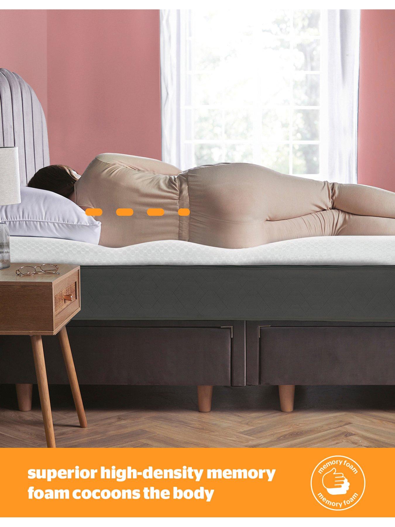  image of silentnight-impress-memory-foam-7cm-mattress-topper-small-double