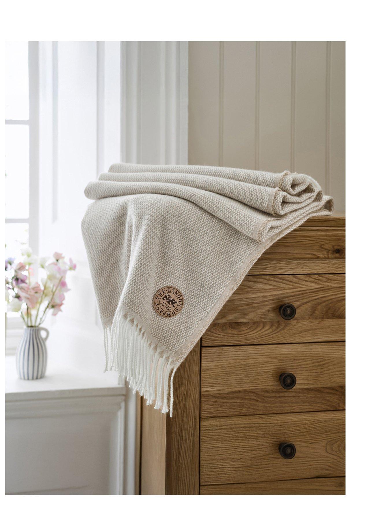 Image 2 of 5 of The Lyndon Co Tlc Arcadia Throw 130x170cm Doeskin
