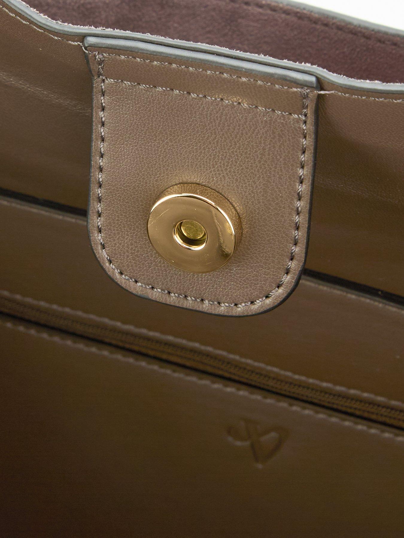Image 5 of 6 of The Very Collection Belt Trim Winged Tote Bag