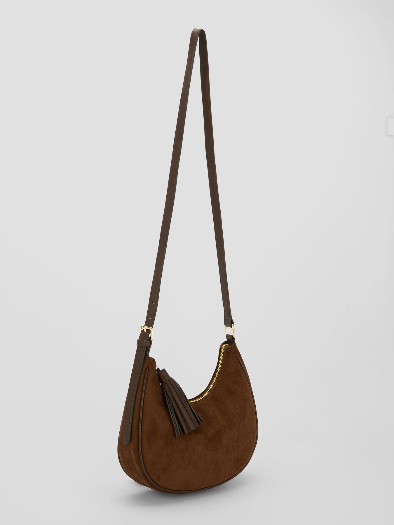 Image 2 of 6 of The Very Collection Tassle Trim Crossbody Bag