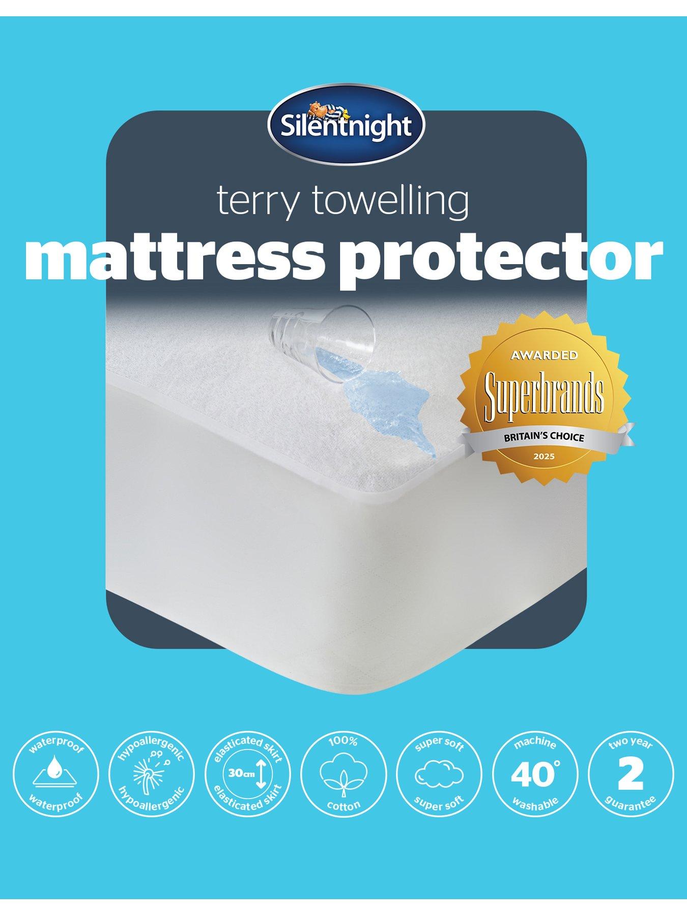 Image 7 of 7 of Silentnight Terry Towelling Mattress Protector