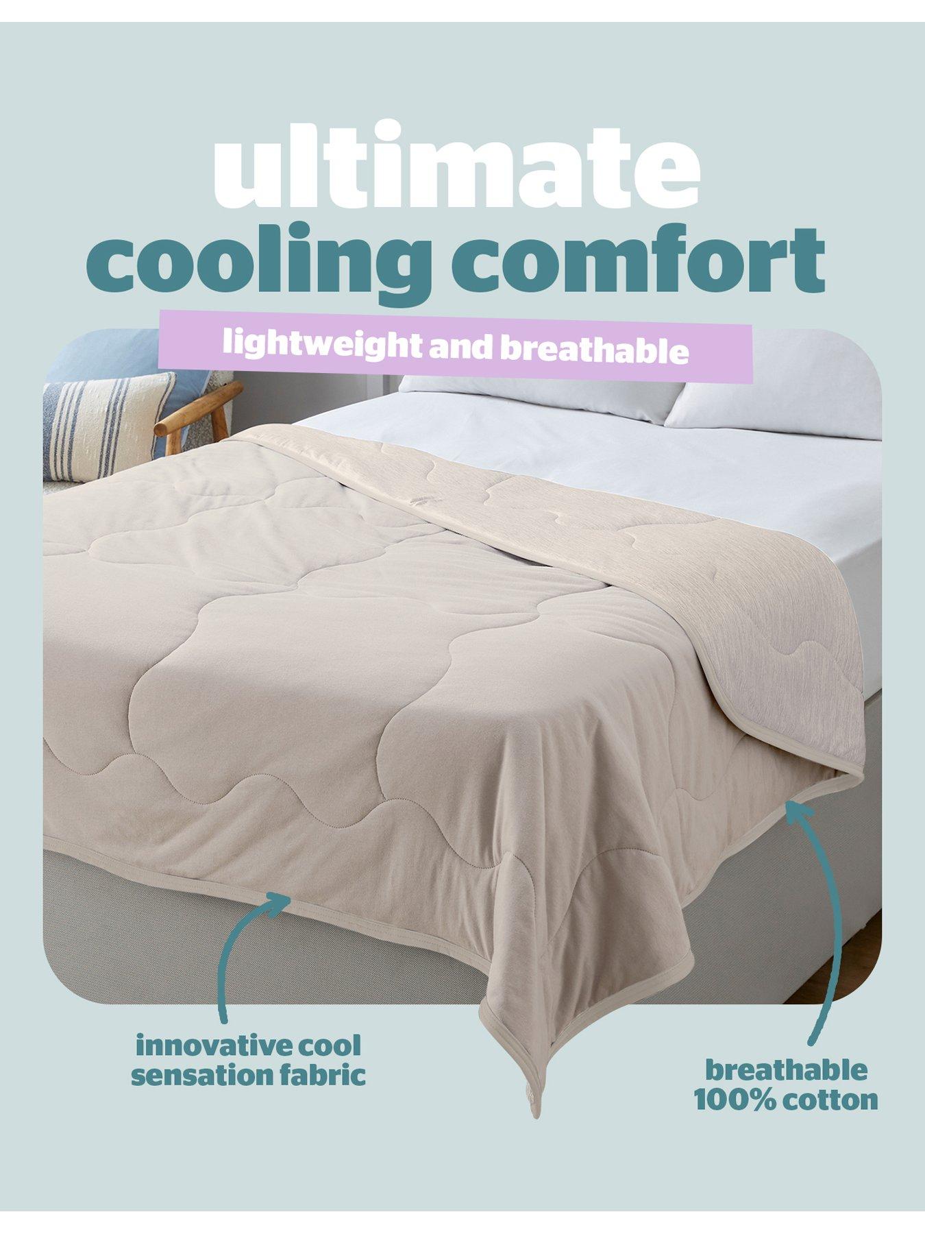 Image 4 of 7 of Silentnight Restore Cooling Summer Blanket - Natural
