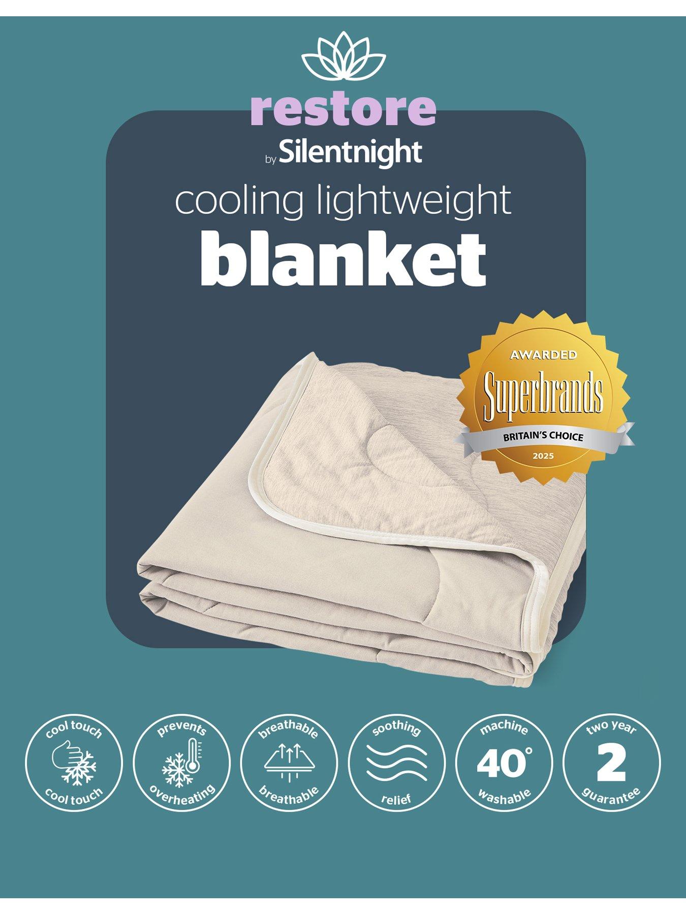 Image 7 of 7 of Silentnight Restore Cooling Summer Blanket - Natural