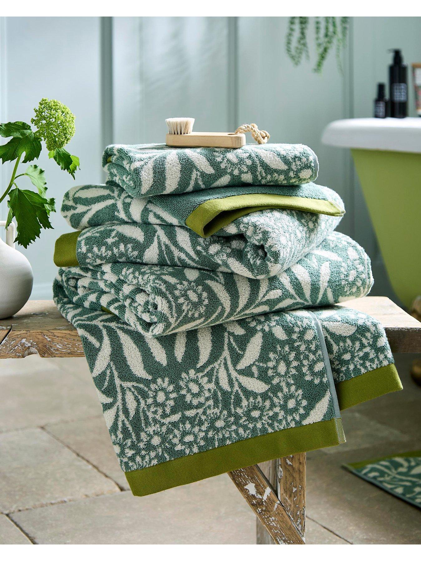 Image 3 of 4 of William Morris at Home Michaelmas Daisy 100% Cotton Towel Range