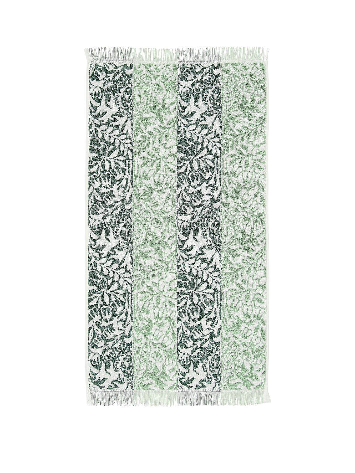 Image 2 of 3 of William Morris at Home Rose Stripe 100% Cotton Towel Range