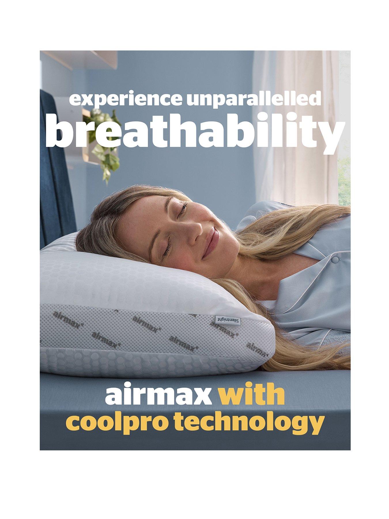 stillFront image of silentnight-airmax-cooling-summer-pro-pillow-2-pack