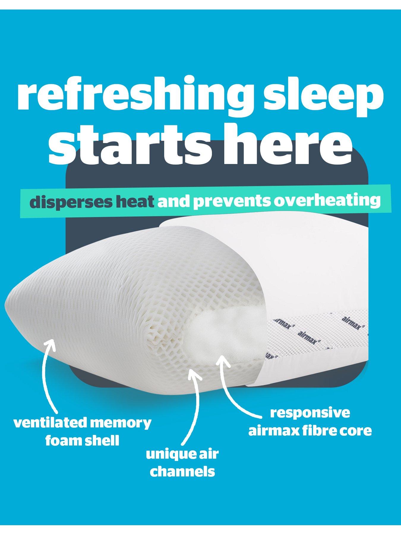 Image 5 of 7 of Silentnight Airmax Breathable Memory Foam Pillow - 2pack