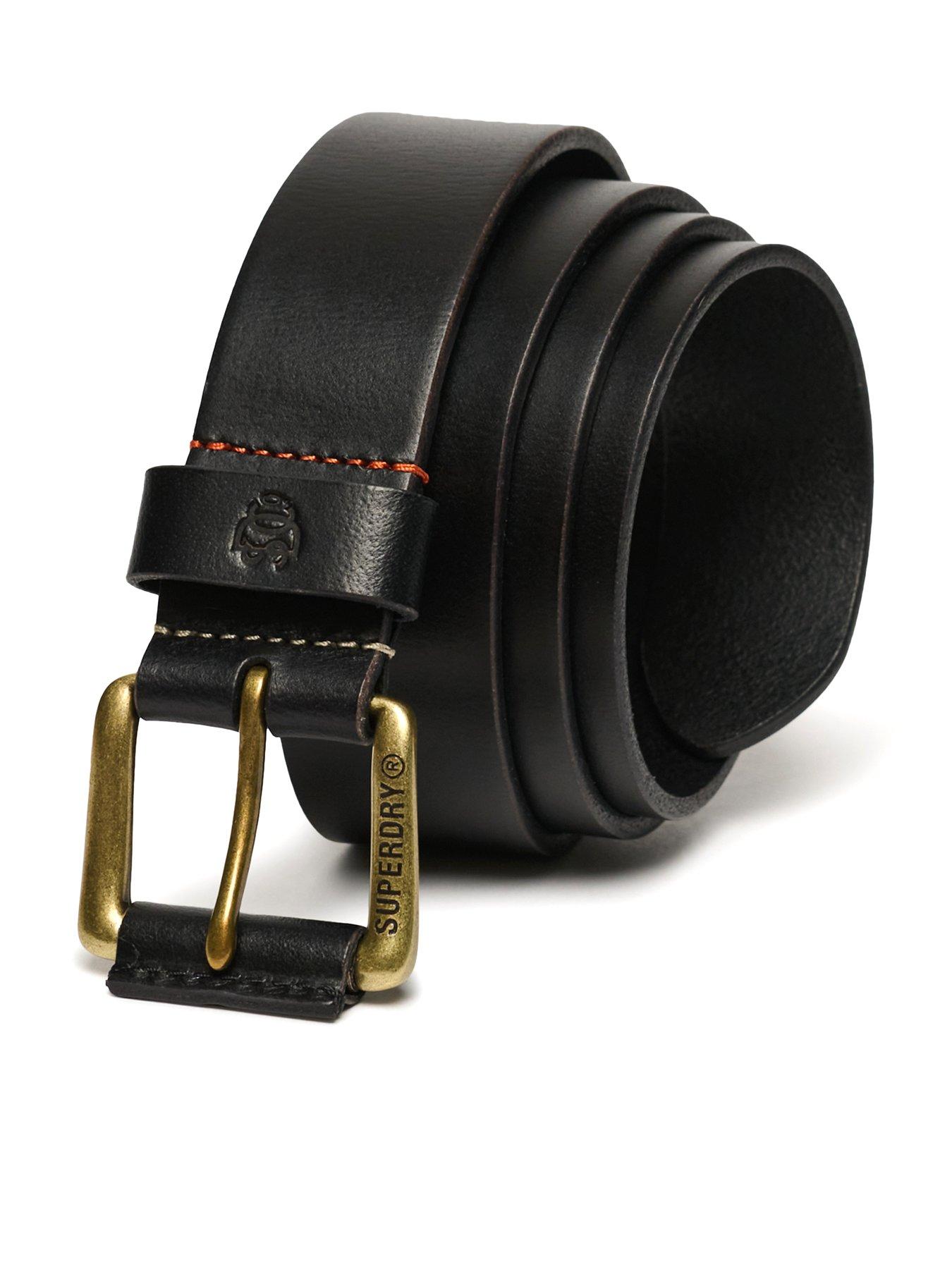front image of superdry-classic-leather-belt