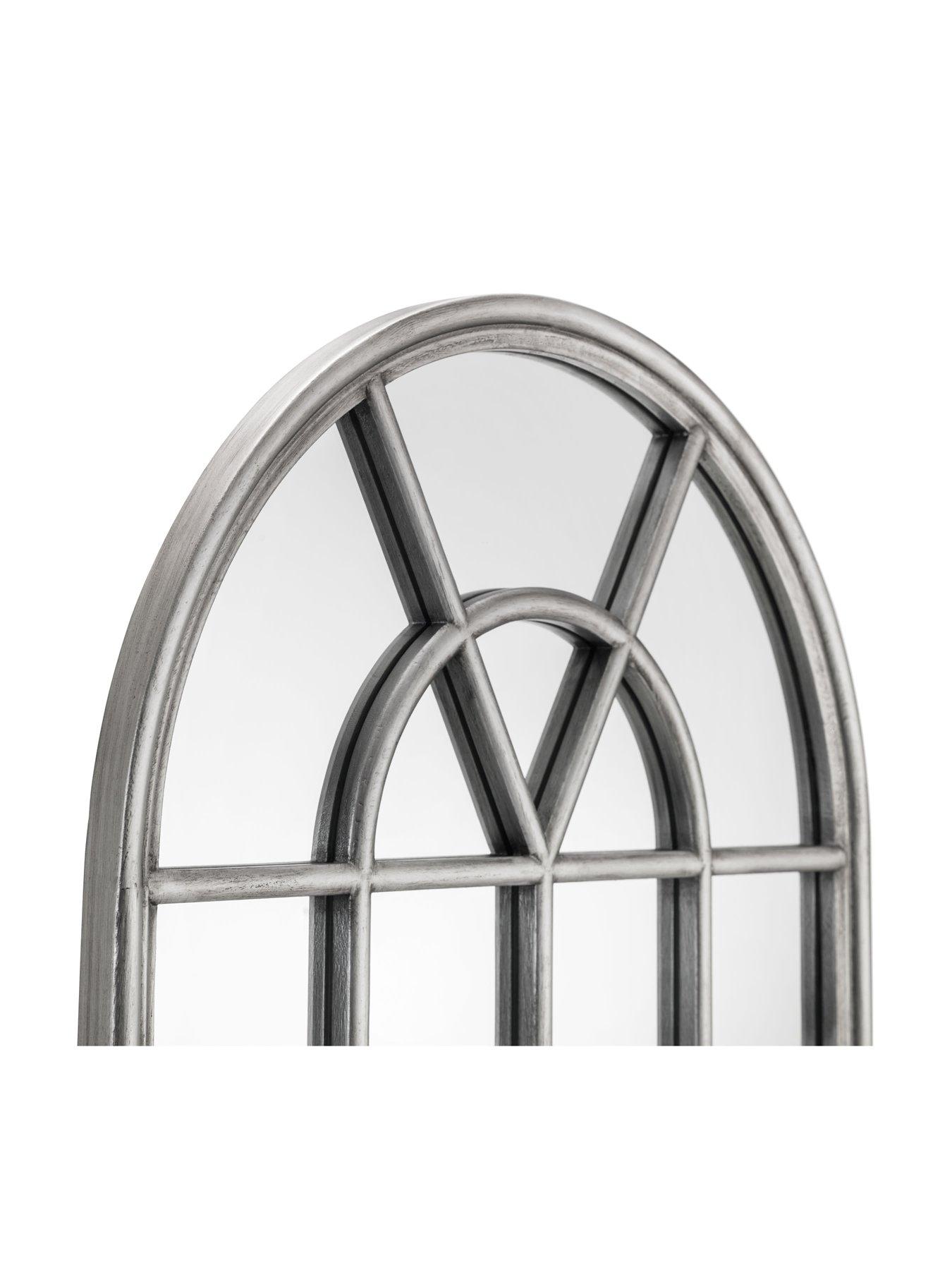 Image 3 of 4 of Julian Bowen Opus Pewter Window Mirror