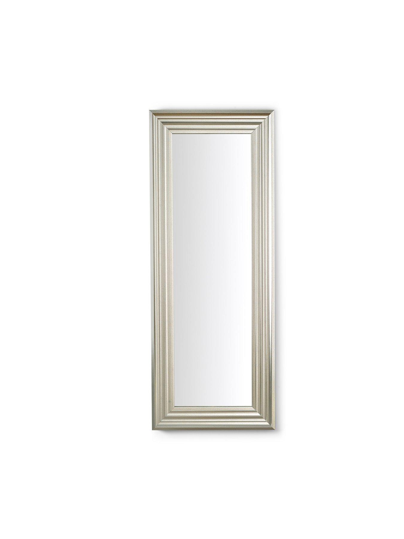 Image 3 of 6 of Julian Bowen Tokyo Pewter Tall Rectangular Dressing Mirror