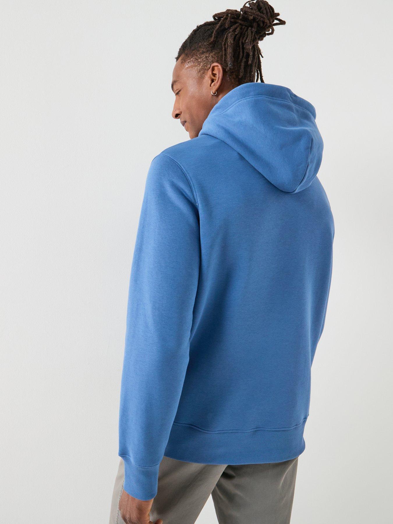 stillFront image of gant-regular-fit-shield-hoodie-blue