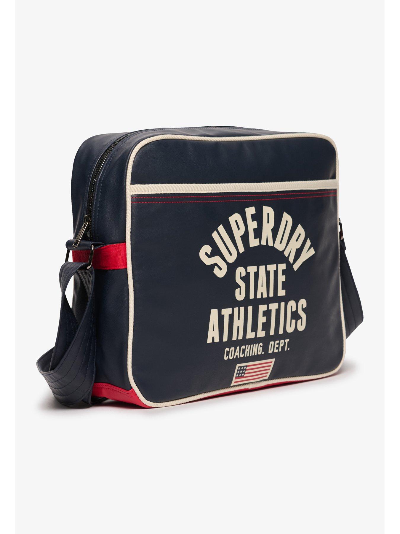 Image 2 of 6 of Superdry Retro Alumni Messenger Bag - Blue