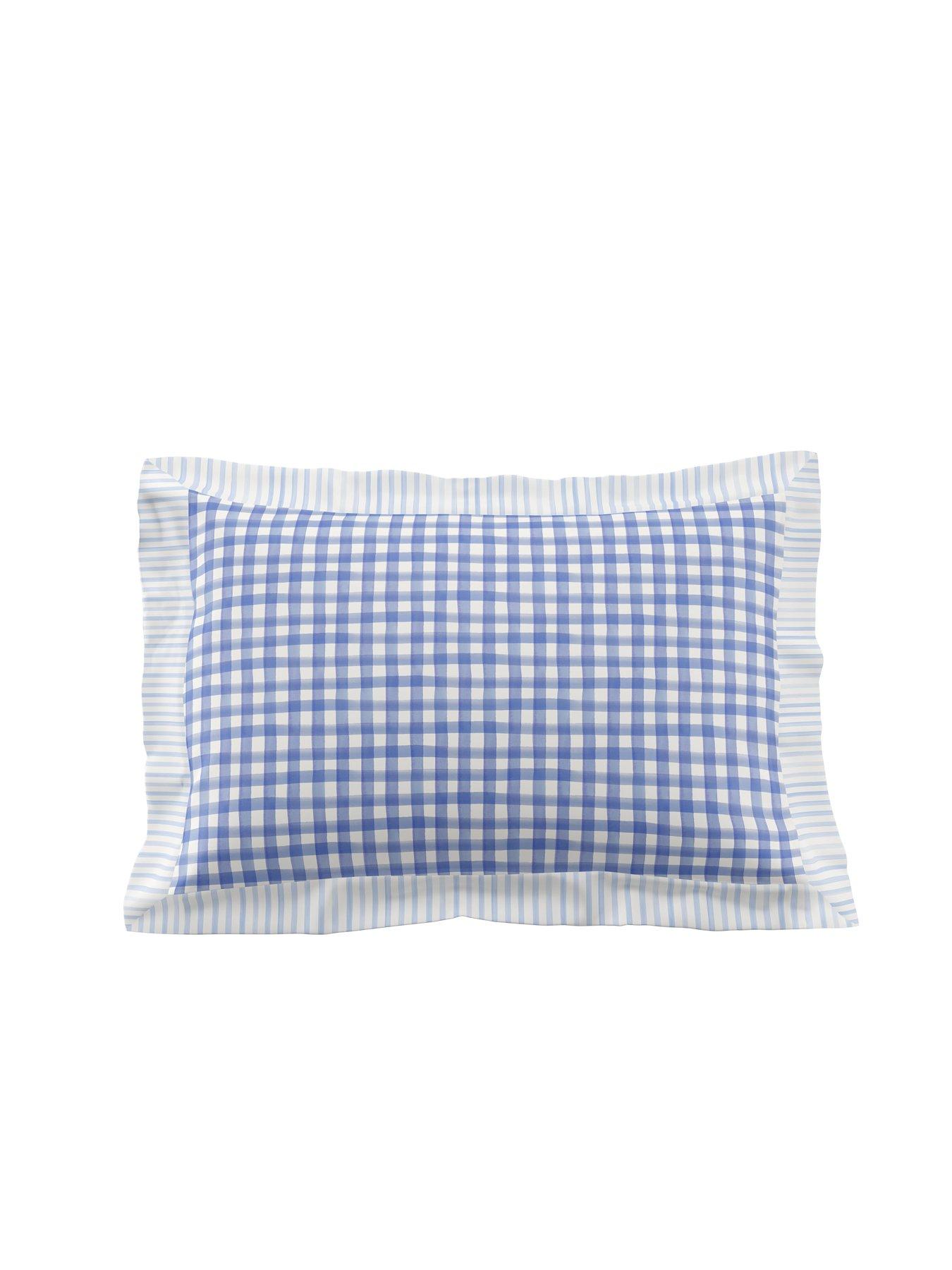 Image 5 of 7 of Bluebellgray Sunday Stripe 100% Cotton Blue Quilt Set