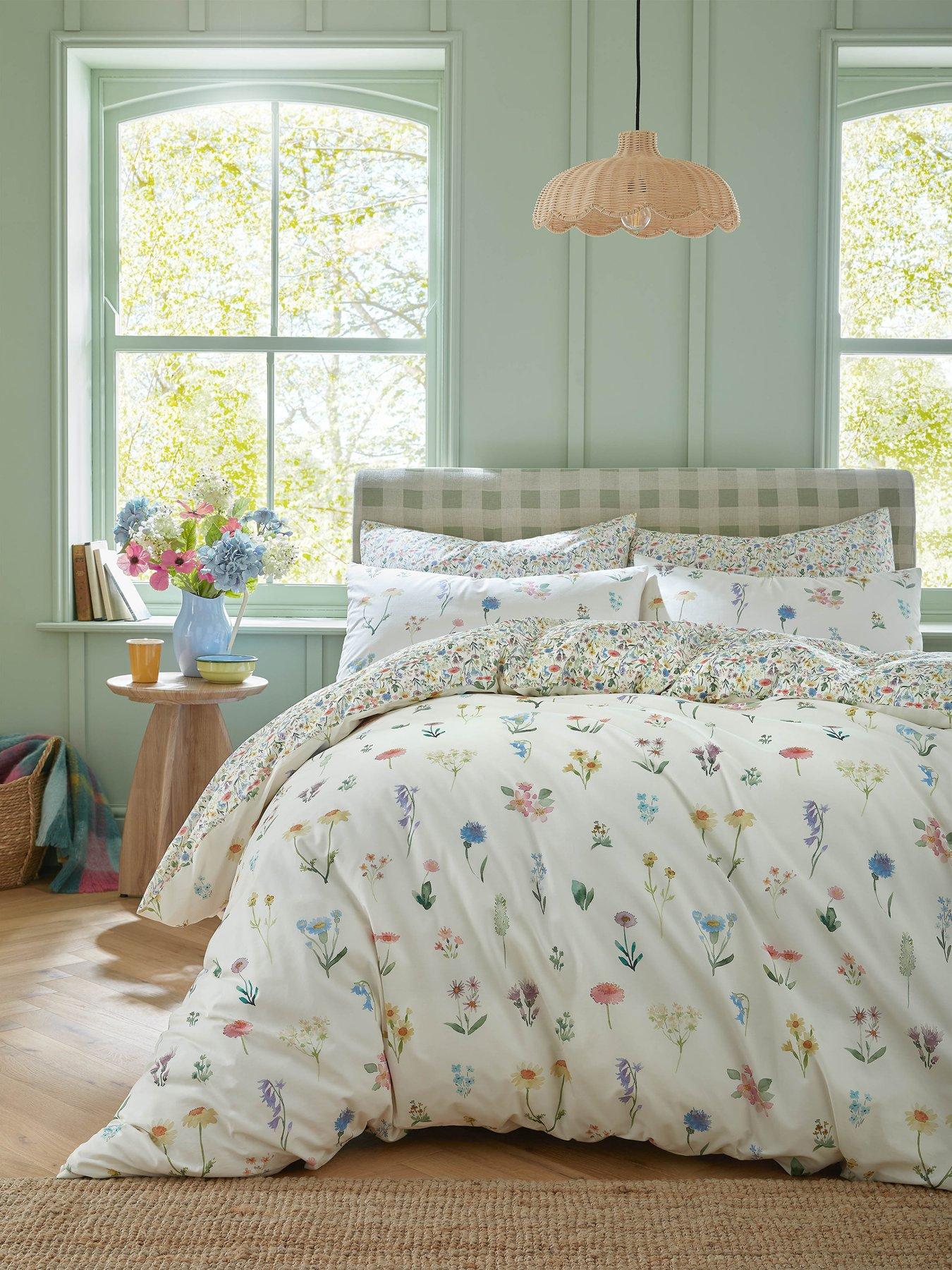 Bluebellgray Woodbridge 100% Cotton Spring Quilt Set