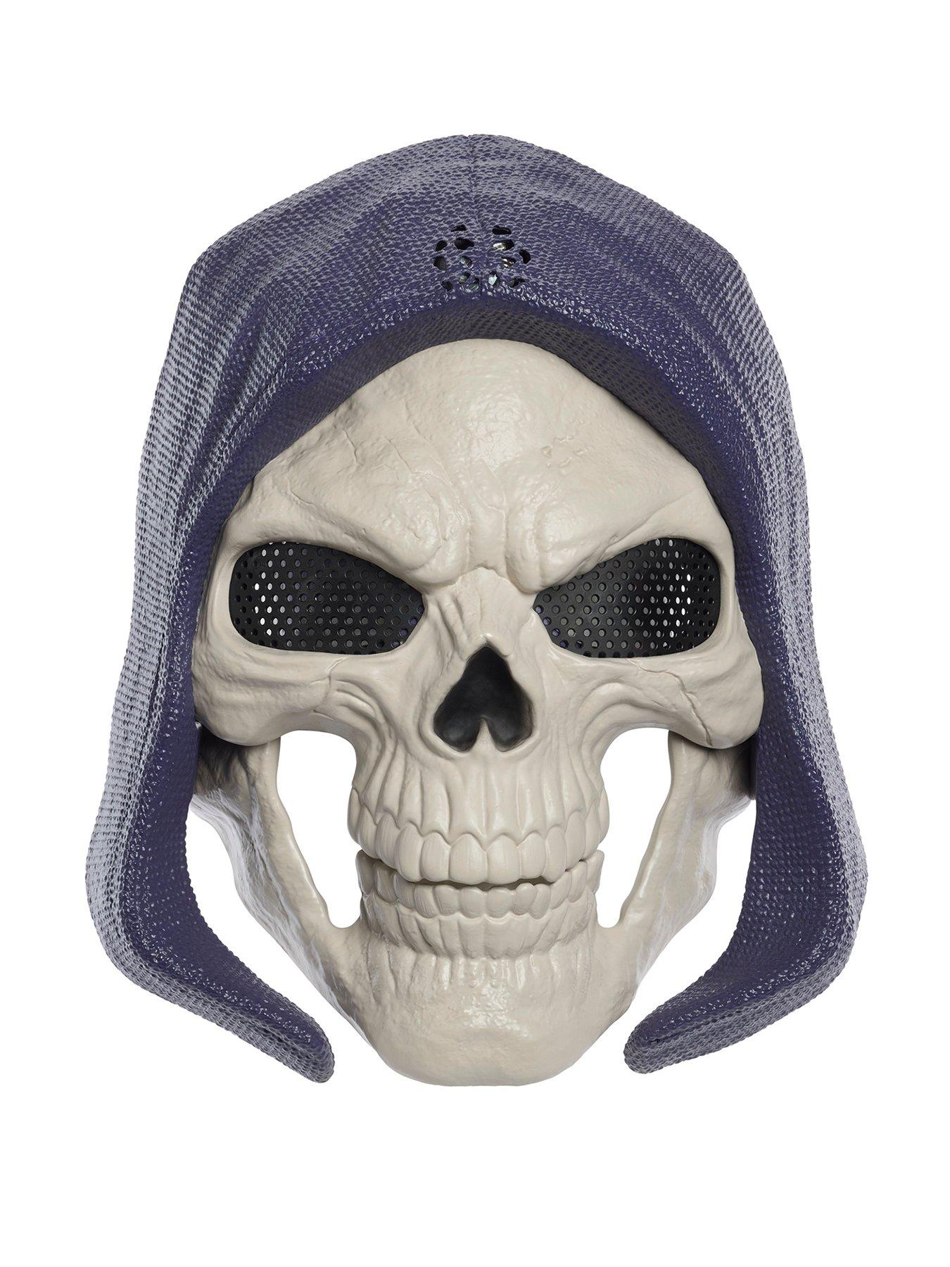 Image 1 of 8 of Masters Of The Universe Skeletor Mask, 2026 Movie Look, Lights &amp; Sounds Roleplay Costume Face Cover
