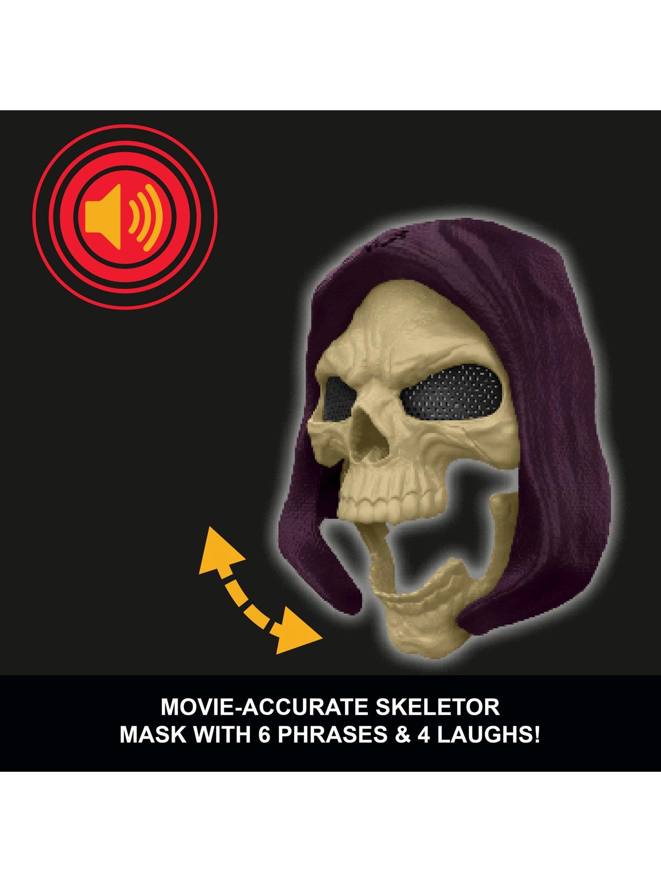 Image 3 of 8 of Masters Of The Universe Skeletor Mask, 2026 Movie Look, Lights &amp; Sounds Roleplay Costume Face Cover