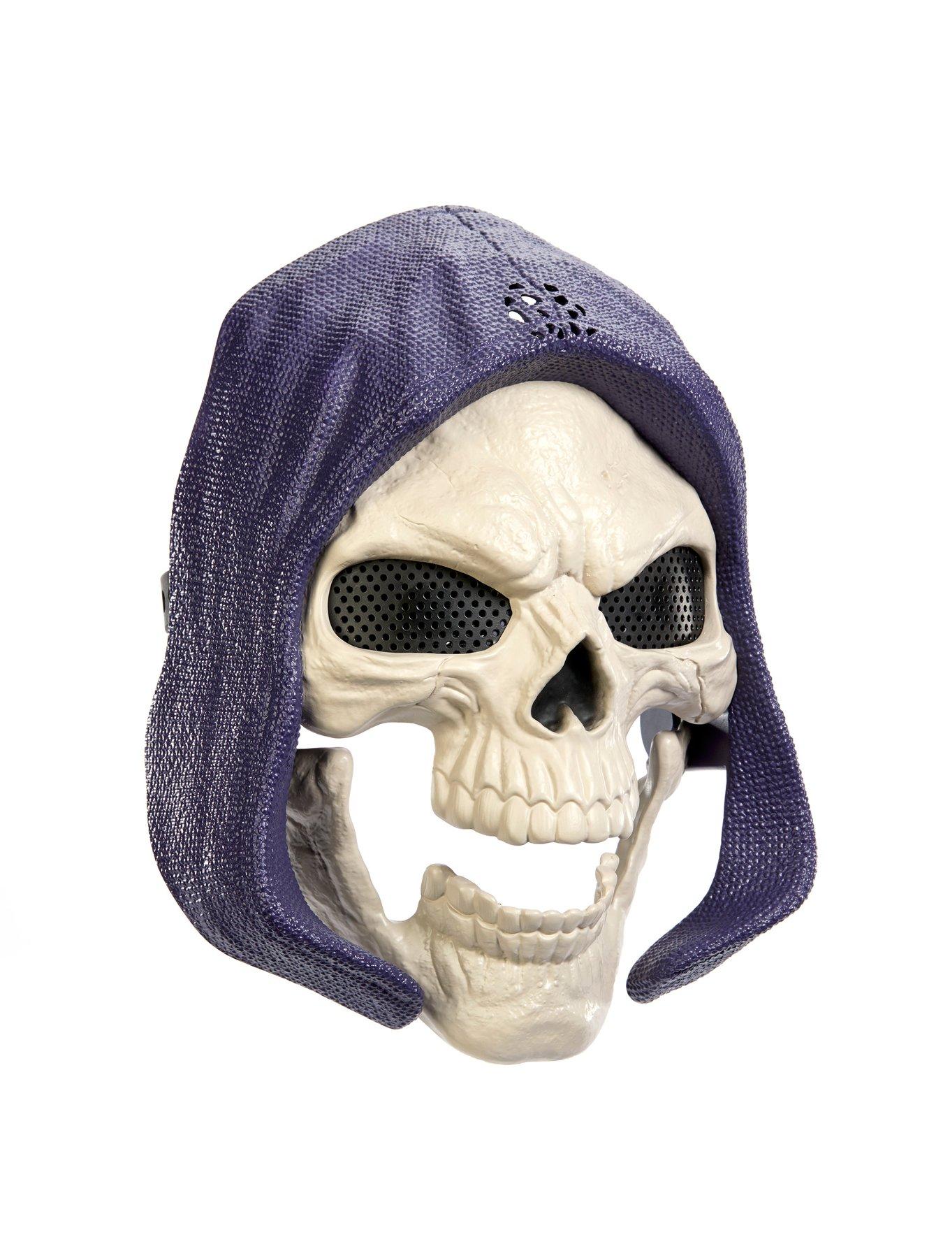 Image 6 of 8 of Masters Of The Universe Skeletor Mask, 2026 Movie Look, Lights &amp; Sounds Roleplay Costume Face Cover