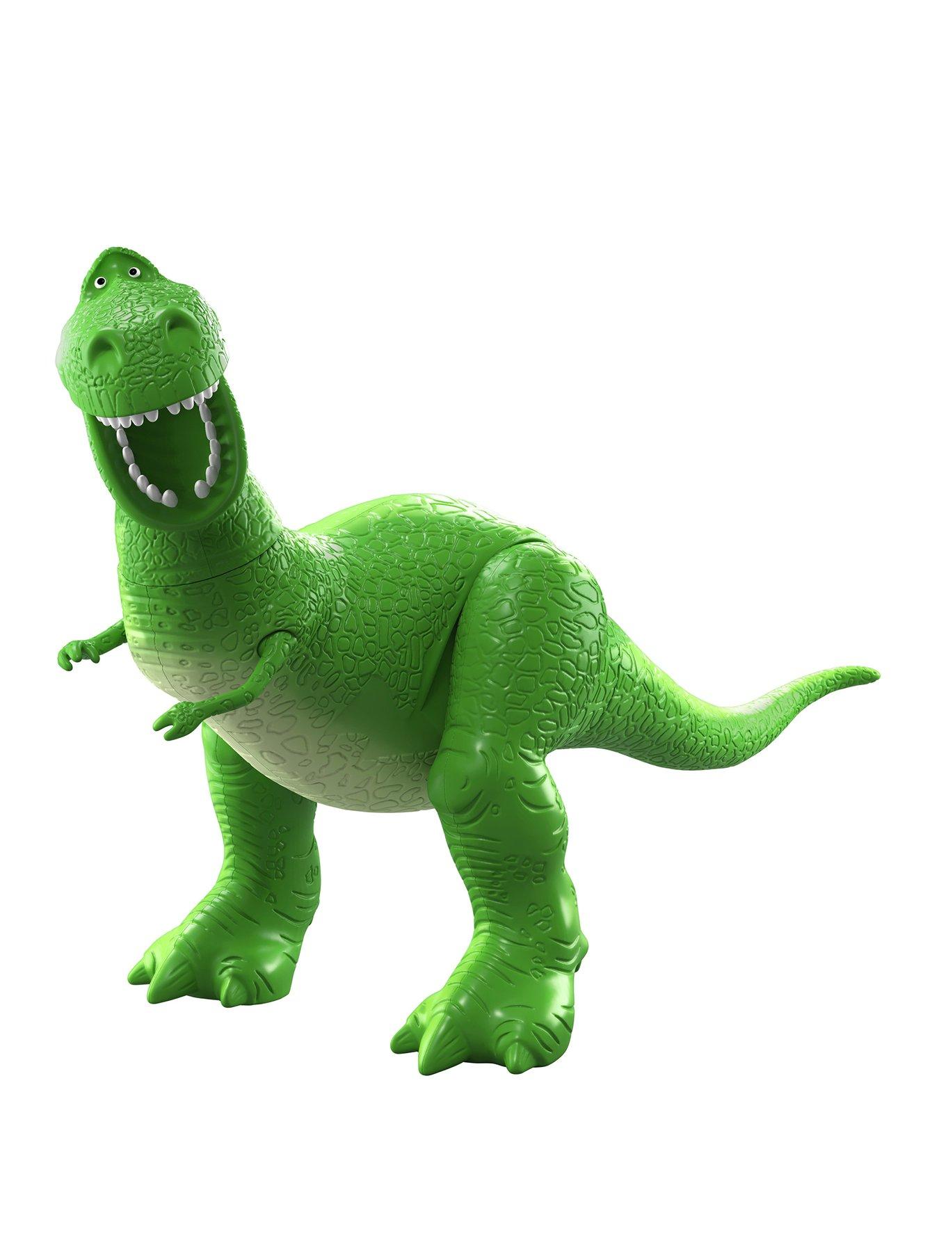 Image 1 of 7 of Disney Pixar Toy Story Rex Action Figure 7.25 Inch Tall Dinosaur, 8 Posable Joints, Play&nbsp;scale