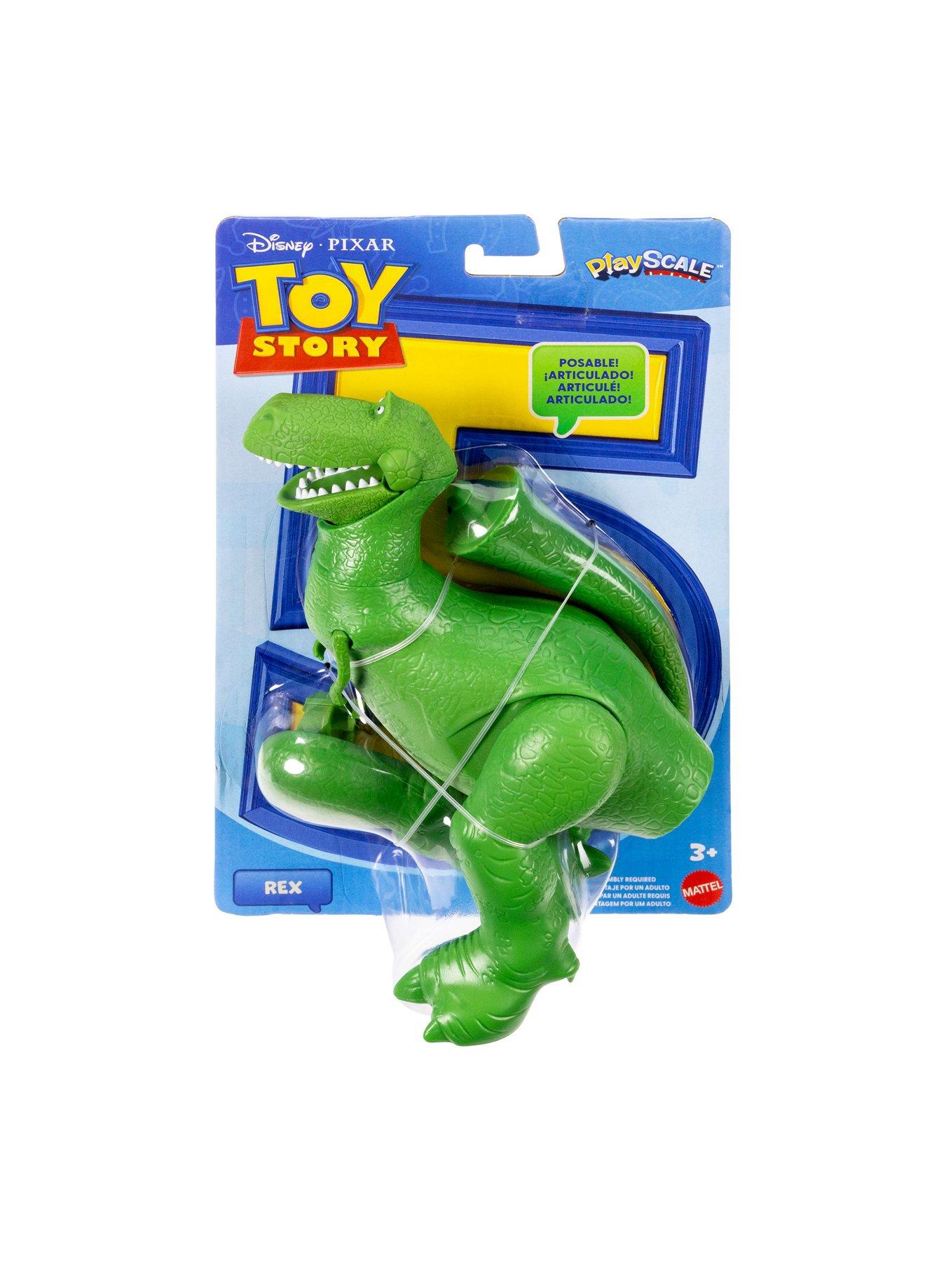 Image 7 of 7 of Disney Pixar Toy Story Rex Action Figure 7.25 Inch Tall Dinosaur, 8 Posable Joints, Play&nbsp;scale