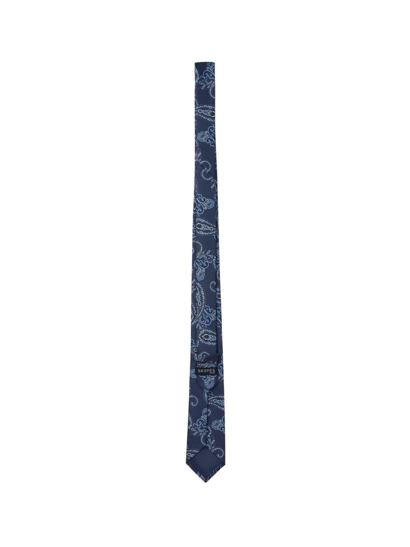  image of skopes-brownnavy-paisley-tie
