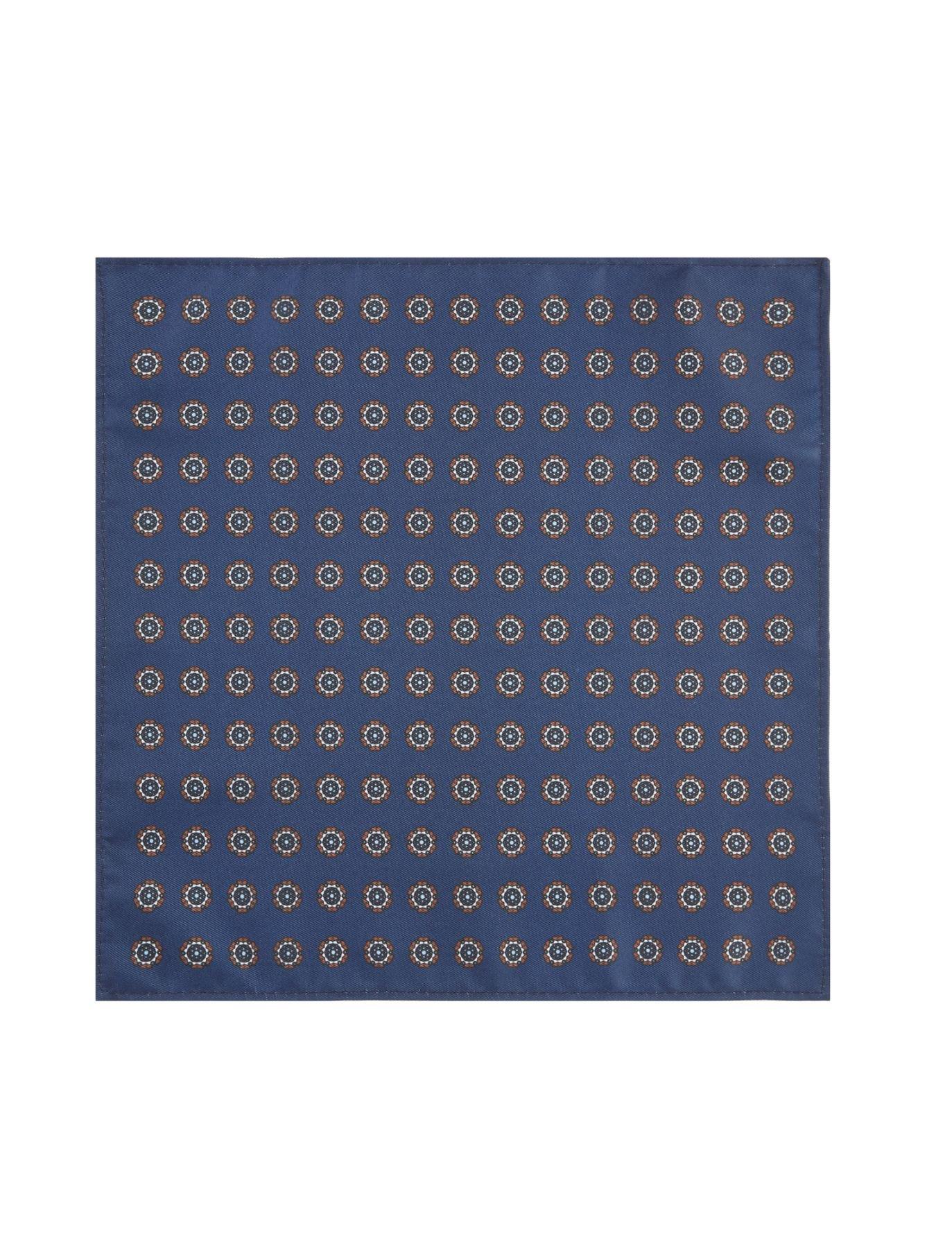  image of skopes-rust-knitted-tie-amp-pocket-square-set