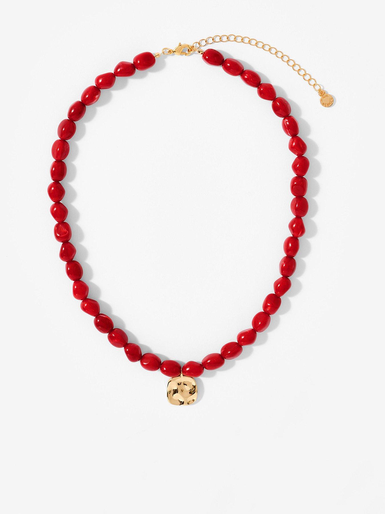 mint-velvet-red-beaded-charm-necklace