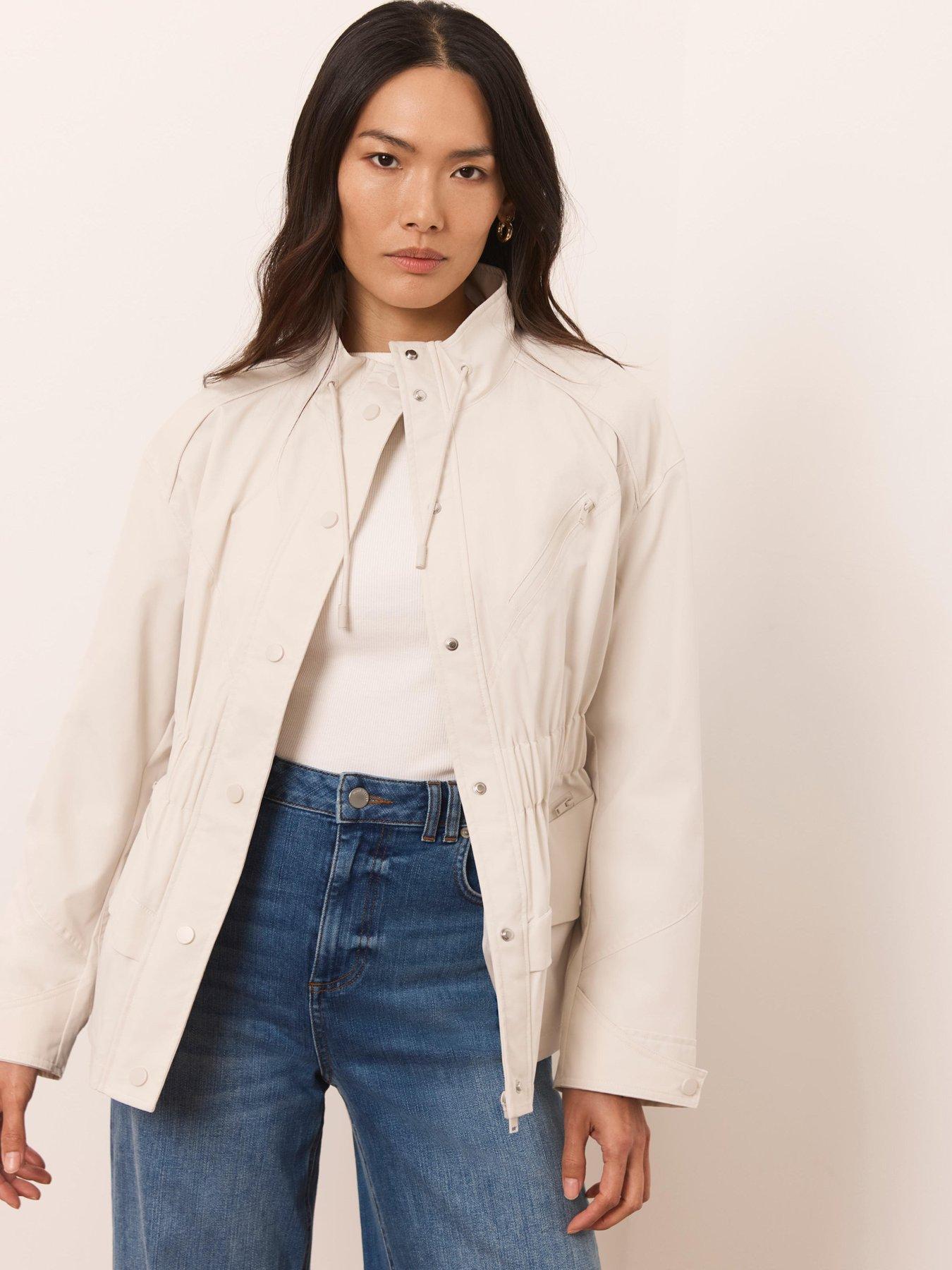 stillFront image of mint-velvet-neutral-drawstring-jacket