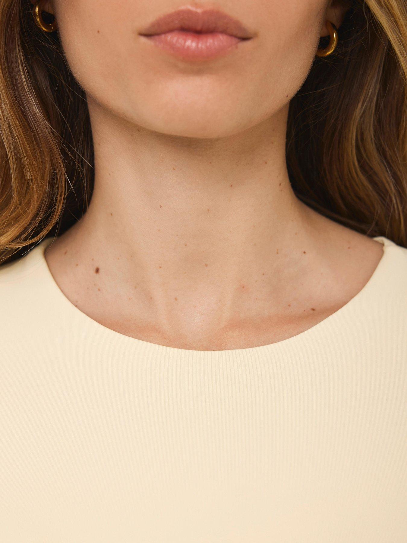  image of mint-velvet-layering-crew-neck-top-yellow