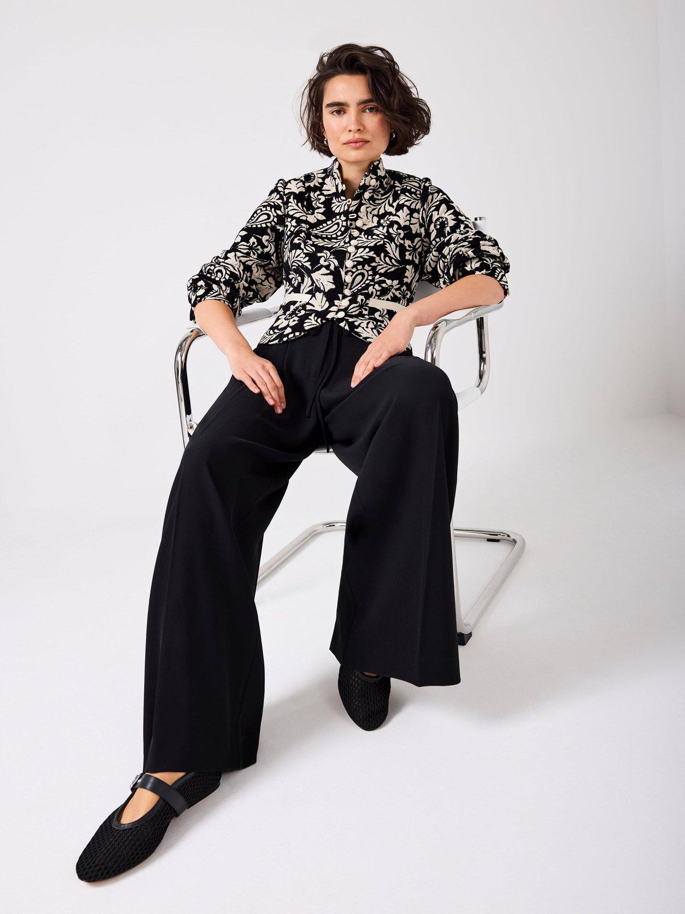 Image 2 of 6 of Mint Velvet Jacquard Poets Jacket