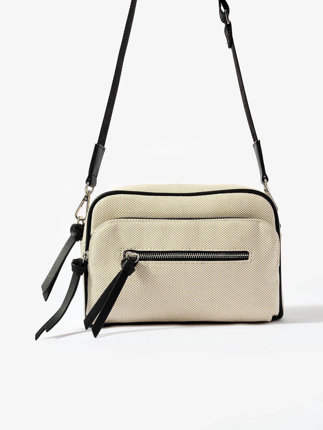 Mint Velvet Canvas Cross Body Bag