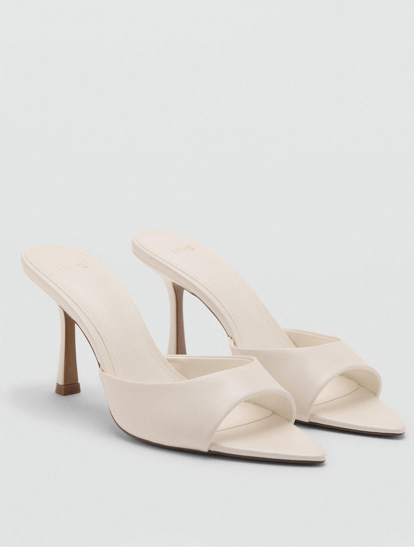  image of mango-pointed-heel-sandals-ecru