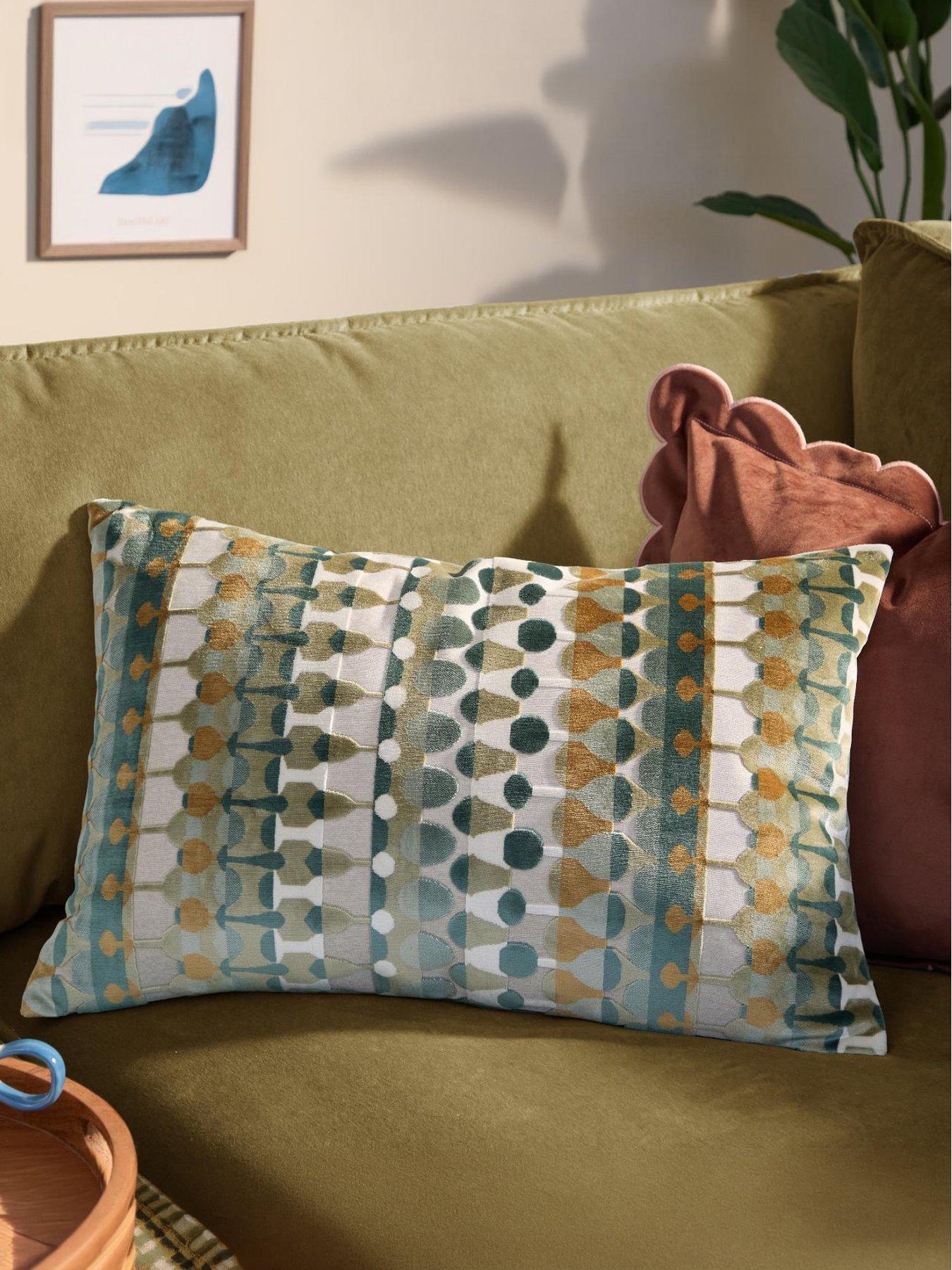 Furn Metro Abstract 40X60 Polyester Cushion Multi