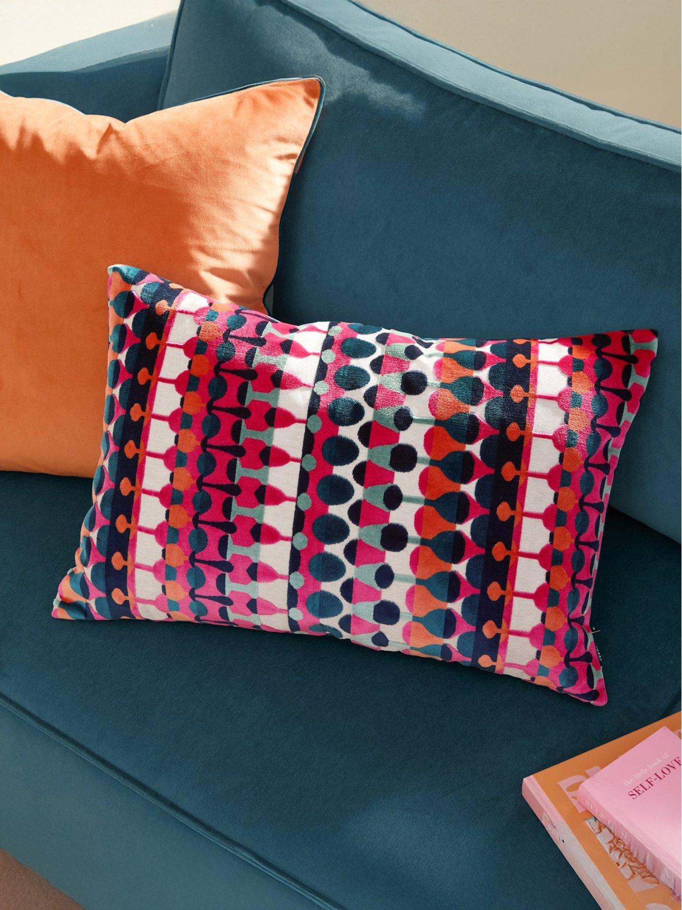 Furn Metro Abstract 40X60 Polyester Cushion Multi