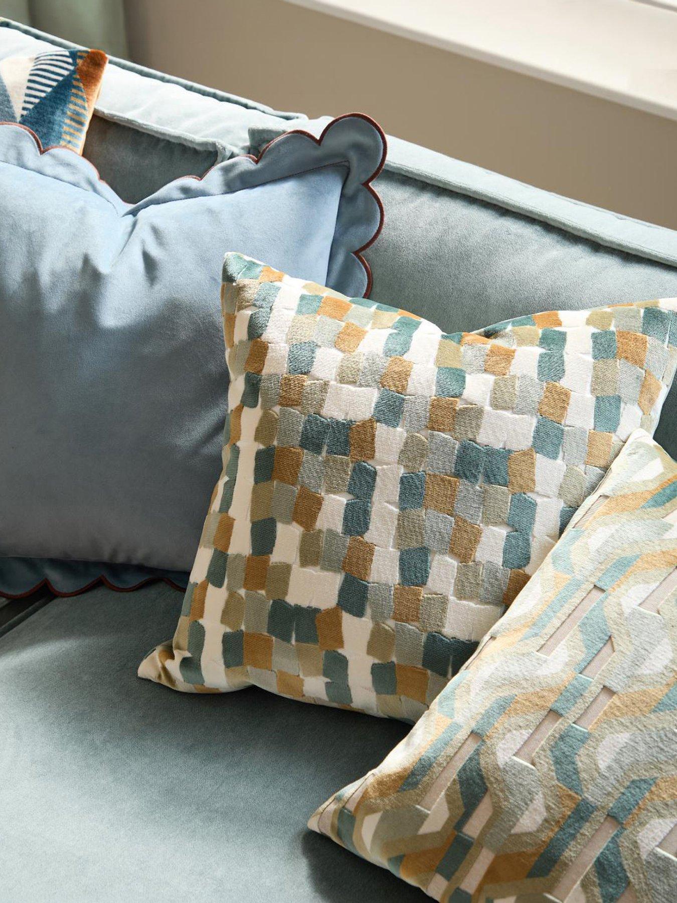 Image 6 of 6 of Furn Metro Blocks 45X45 Polyester Cushion Multi