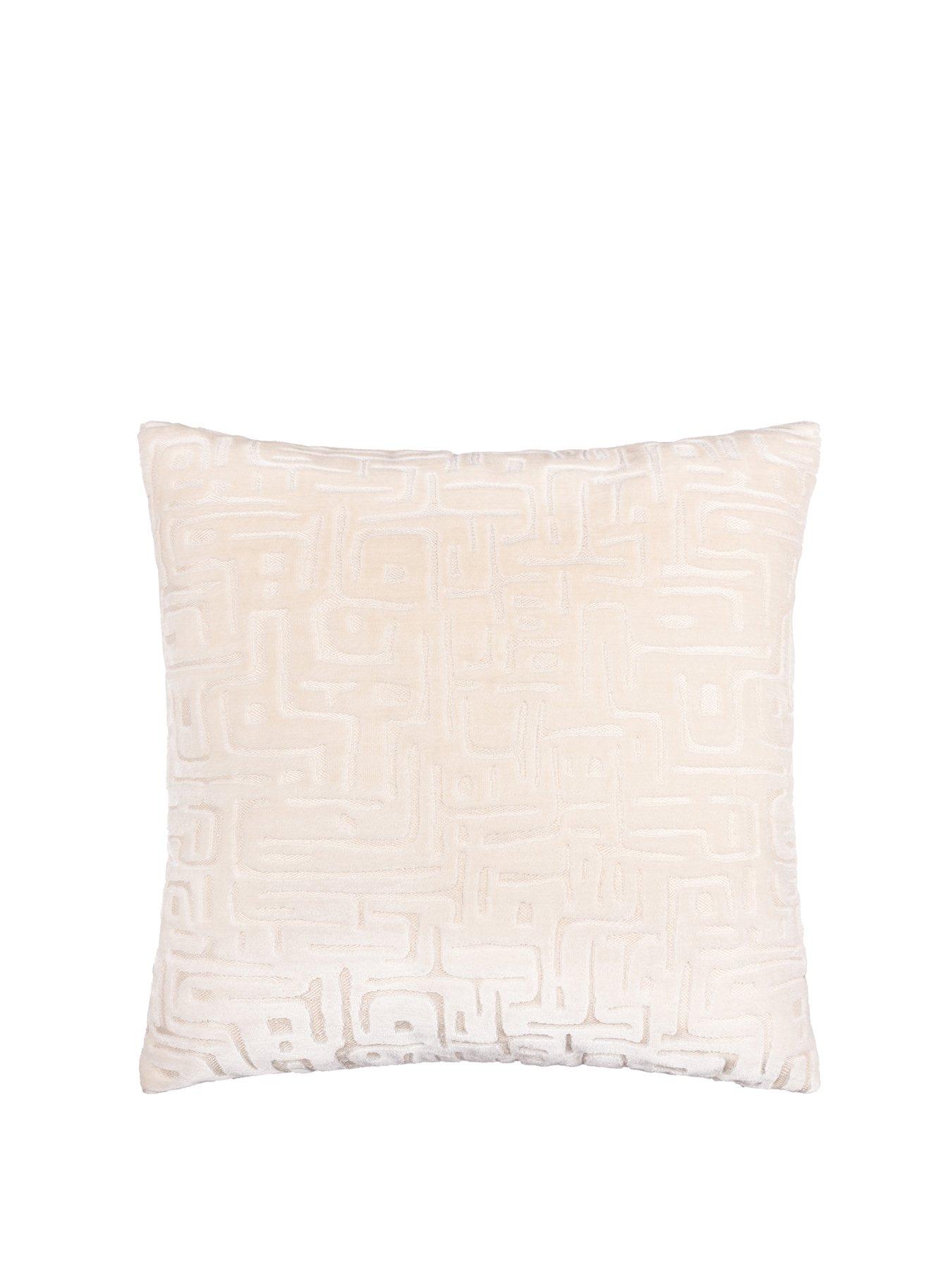 Image 2 of 6 of HOEM Soren 45x45 Polyester Cushion Chalk