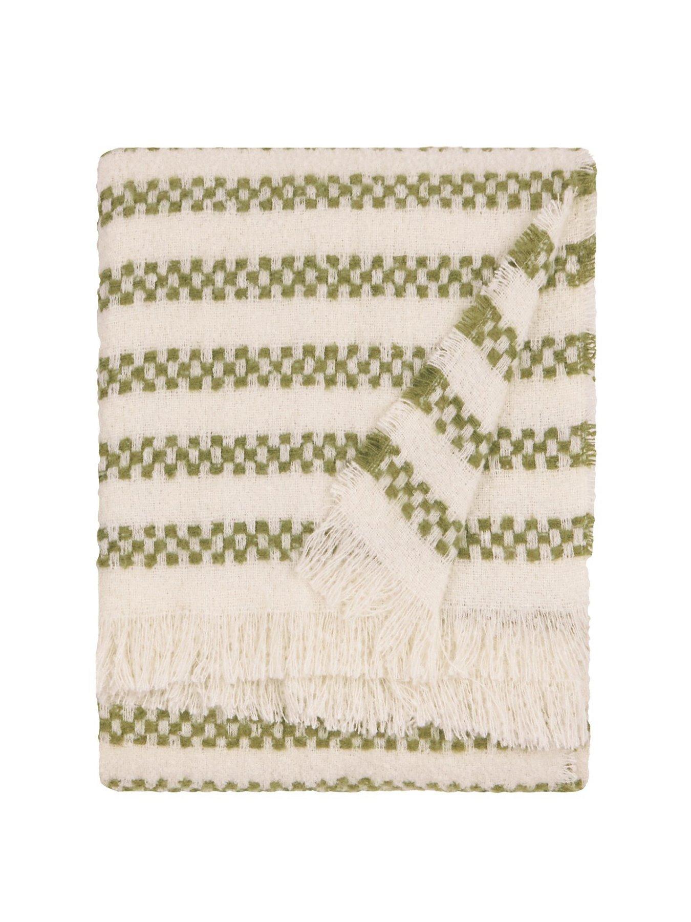  image of hoem-clyne-130x180-throw-olive