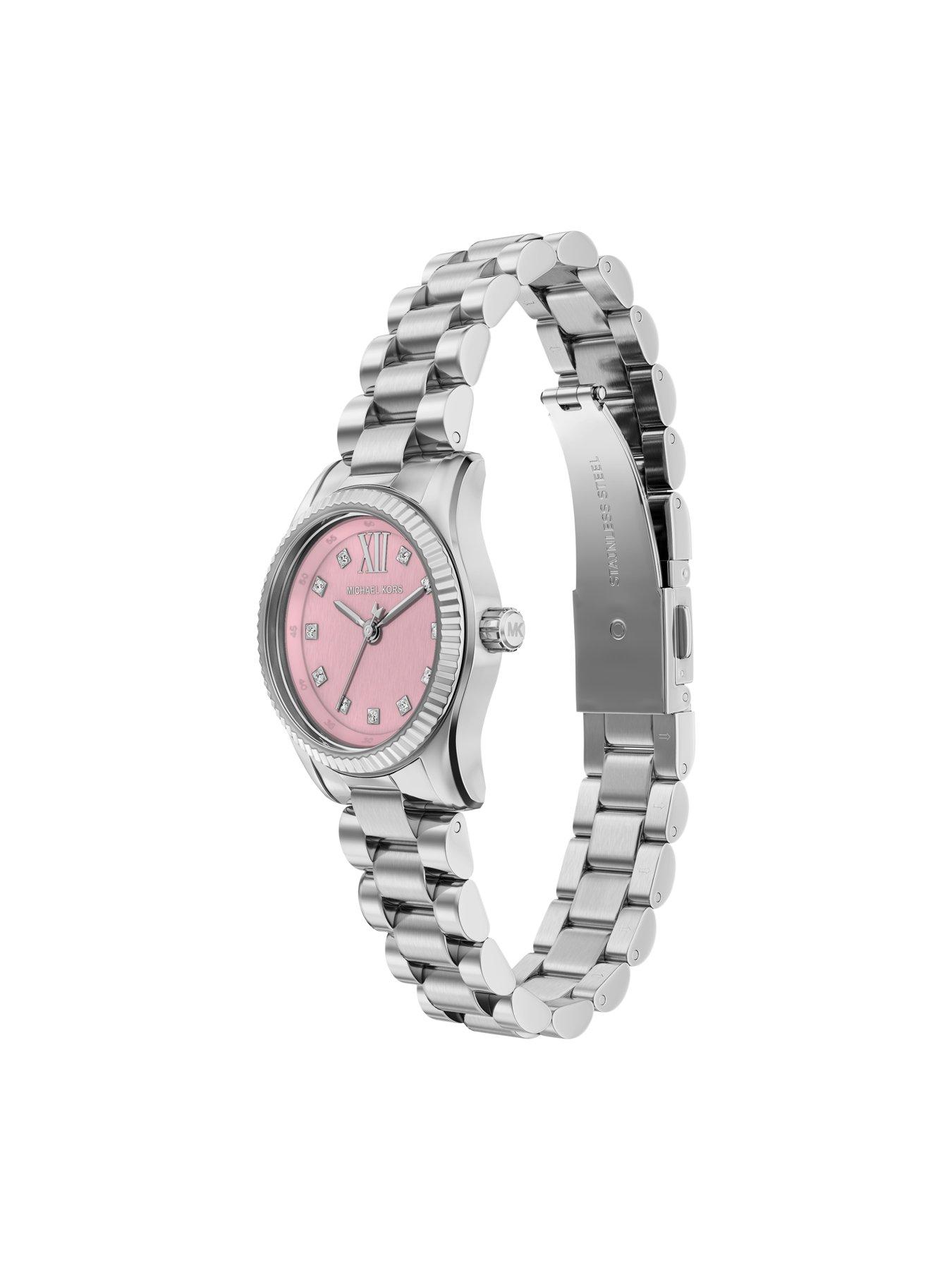 Image 4 of 7 of Michael Kors Petite Lexington Pink Dial&nbsp;