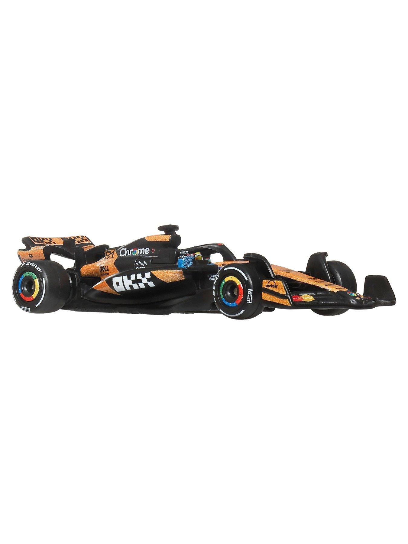 Image 5 of 7 of Hot Wheels Premium Formula 1 2-Pack of 1:64 Scale Cars, McLaren Formula 1 Team of Piastri &amp; Norris