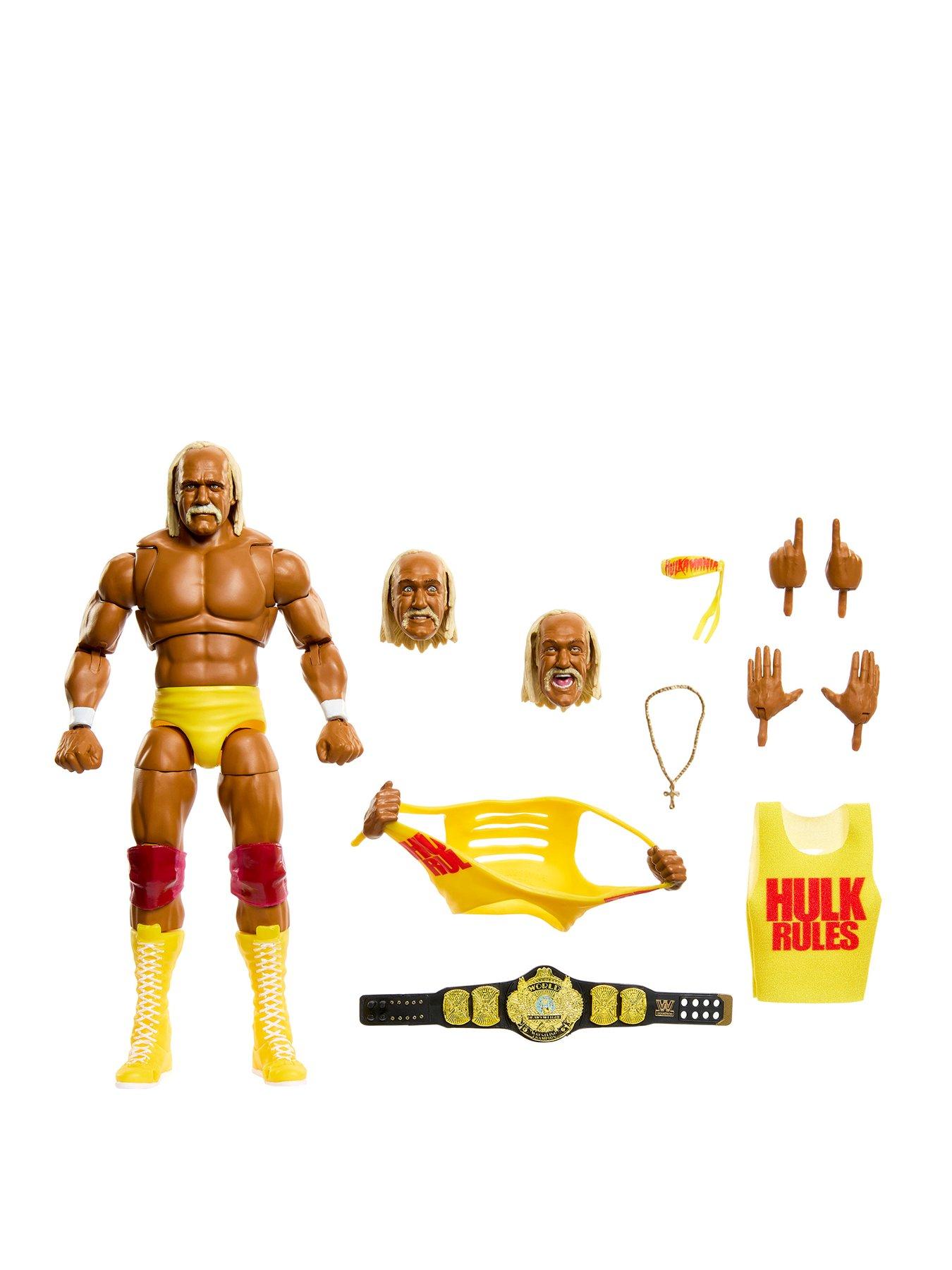 WWE Ultimate Edition Hulk Hogan Action Figure  &  Accessories Set, 6-inch Collectible