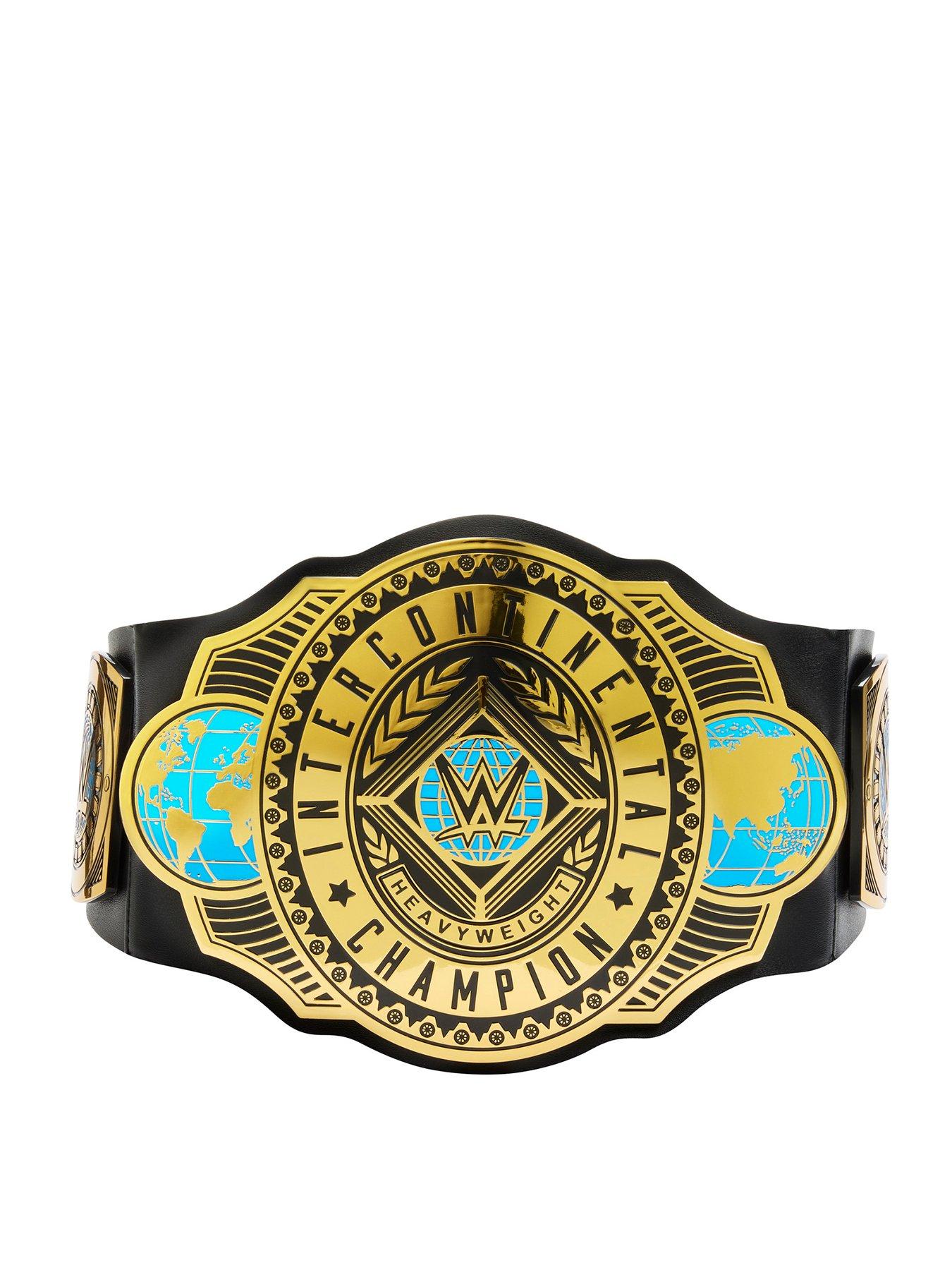 WWE Championship Intercontinental Champion Title, Kid-Sized Role-Play  &  Costume Belt Accessory