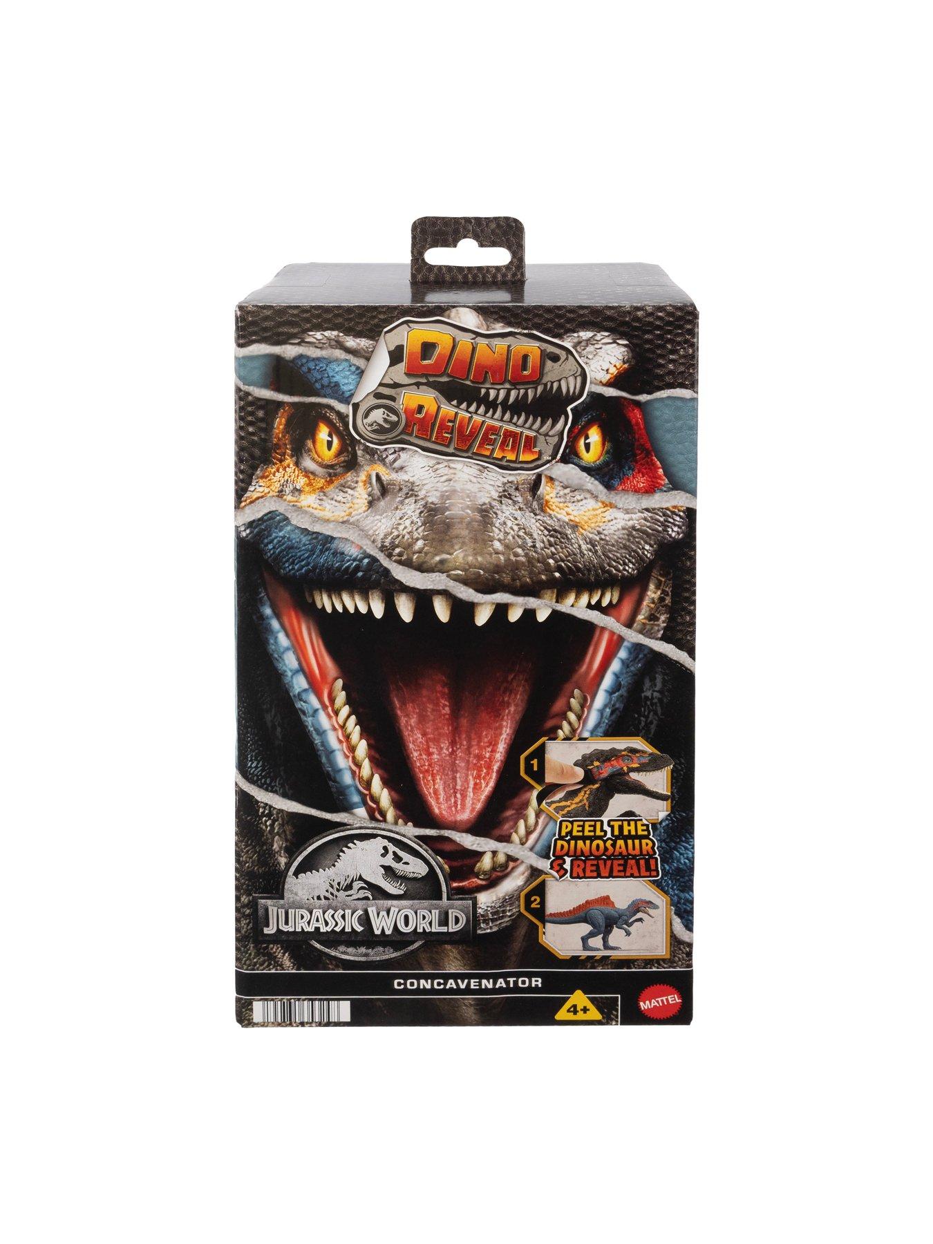 Image 6 of 7 of JURASSIC WORLD Dino Reveal Deluxe Dinosaur Action Figure Toys, Peel Off Color Change Play