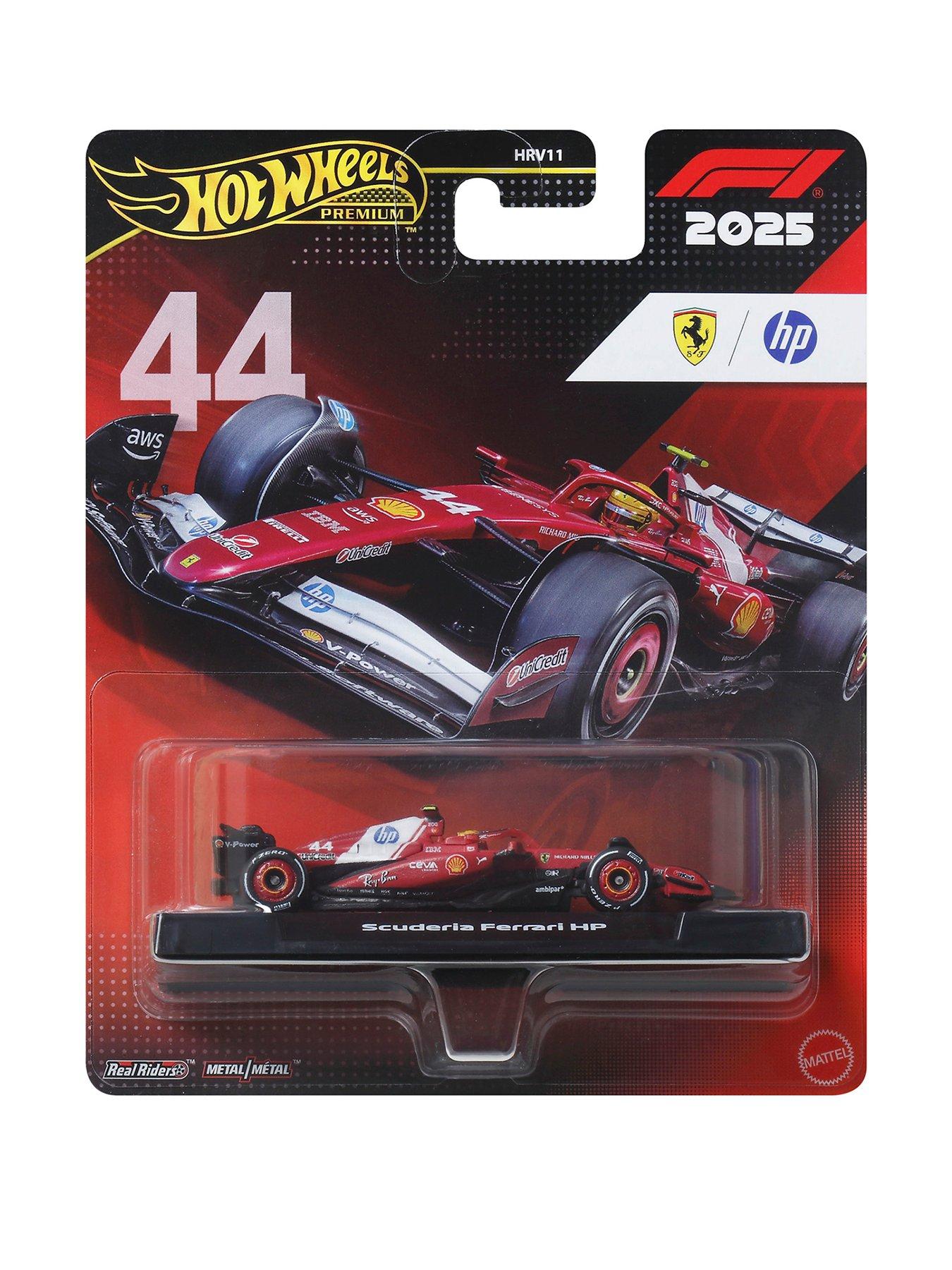 Image 1 of 4 of Hot Wheels Race Singles- Ferrari Lewis Hamilton #44