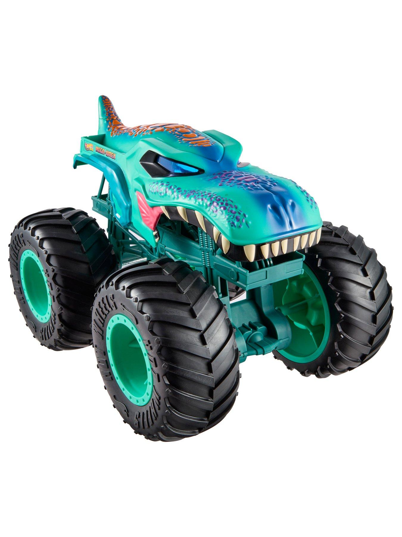 Image 3 of 6 of Hot Wheels Monster Trucks Colossal Mega-Wrex Toy Truck, Large-Scale Vehicle with Big Wheels