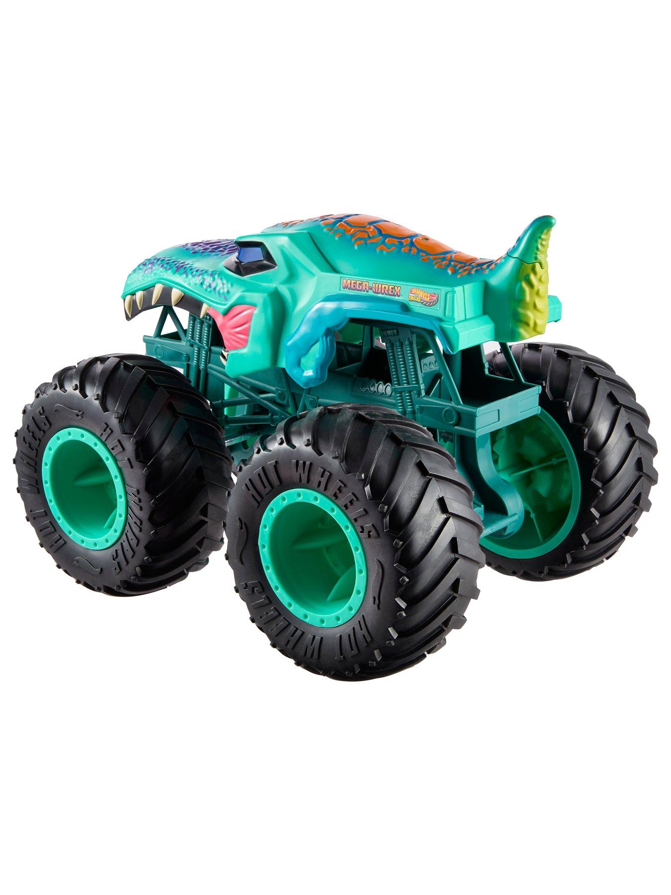 Image 4 of 6 of Hot Wheels Monster Trucks Colossal Mega-Wrex Toy Truck, Large-Scale Vehicle with Big Wheels