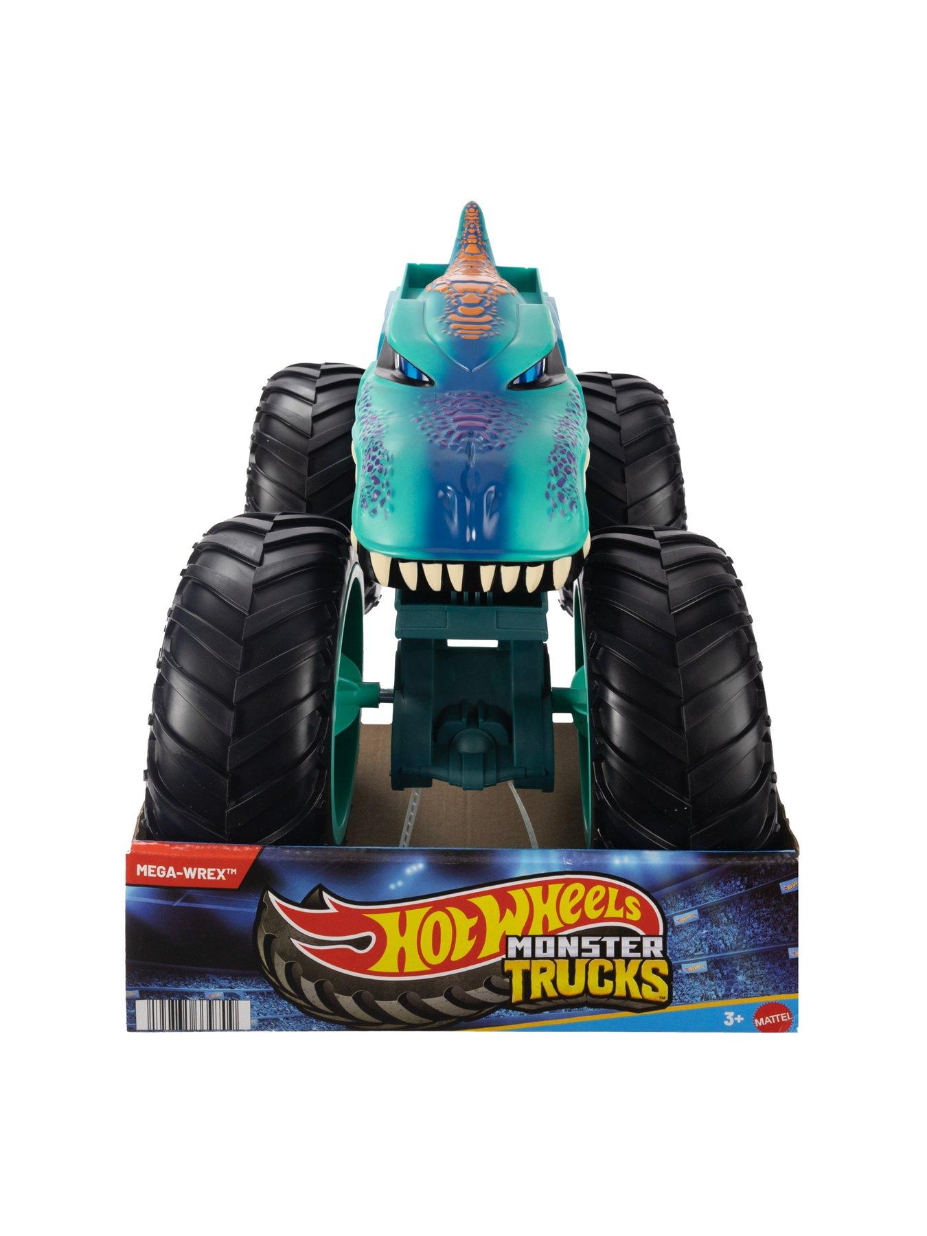 Image 6 of 6 of Hot Wheels Monster Trucks Colossal Mega-Wrex Toy Truck, Large-Scale Vehicle with Big Wheels