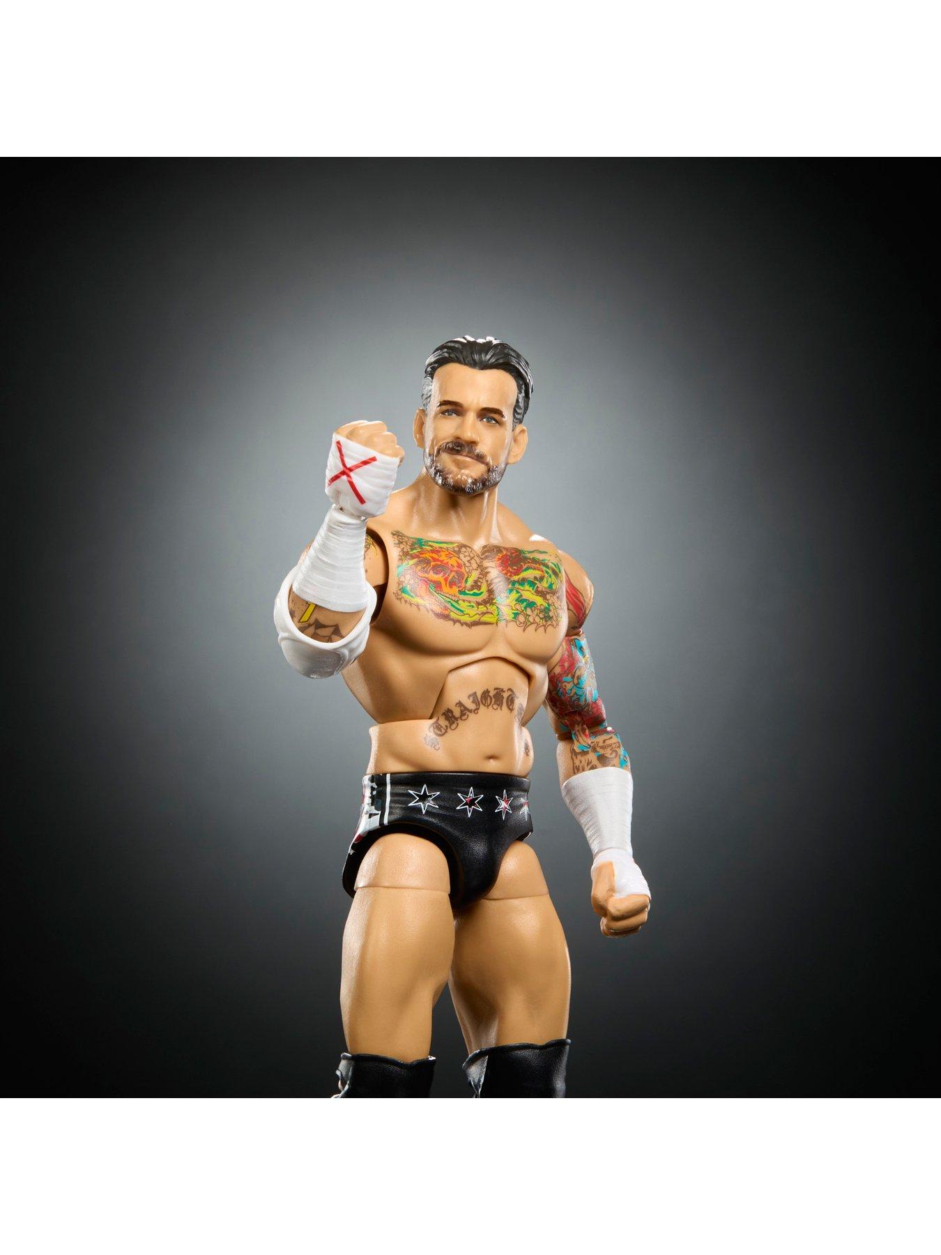 Image 5 of 7 of WWE Elite Collection Top Picks CM Punk Action Figure &amp; Accessories, 6-inch Collectible Set (Styles May Vary)