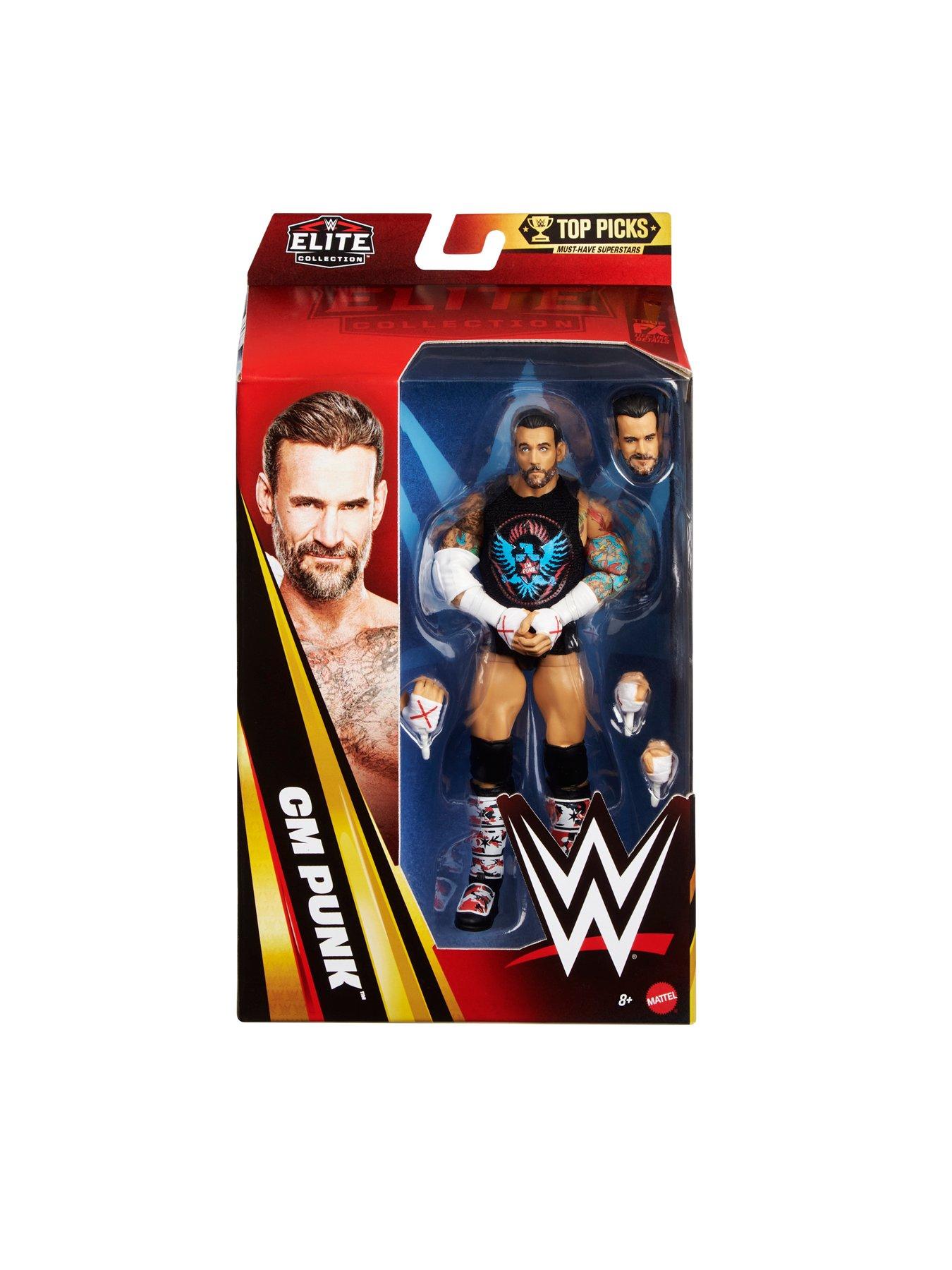 Image 6 of 7 of WWE Elite Collection Top Picks CM Punk Action Figure &amp; Accessories, 6-inch Collectible Set (Styles May Vary)