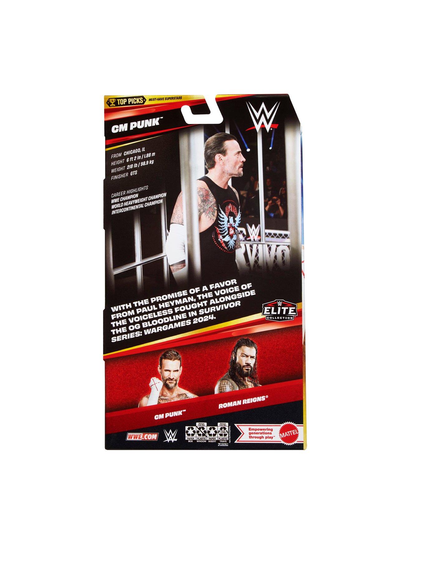 Image 7 of 7 of WWE Elite Collection Top Picks CM Punk Action Figure &amp; Accessories, 6-inch Collectible Set (Styles May Vary)